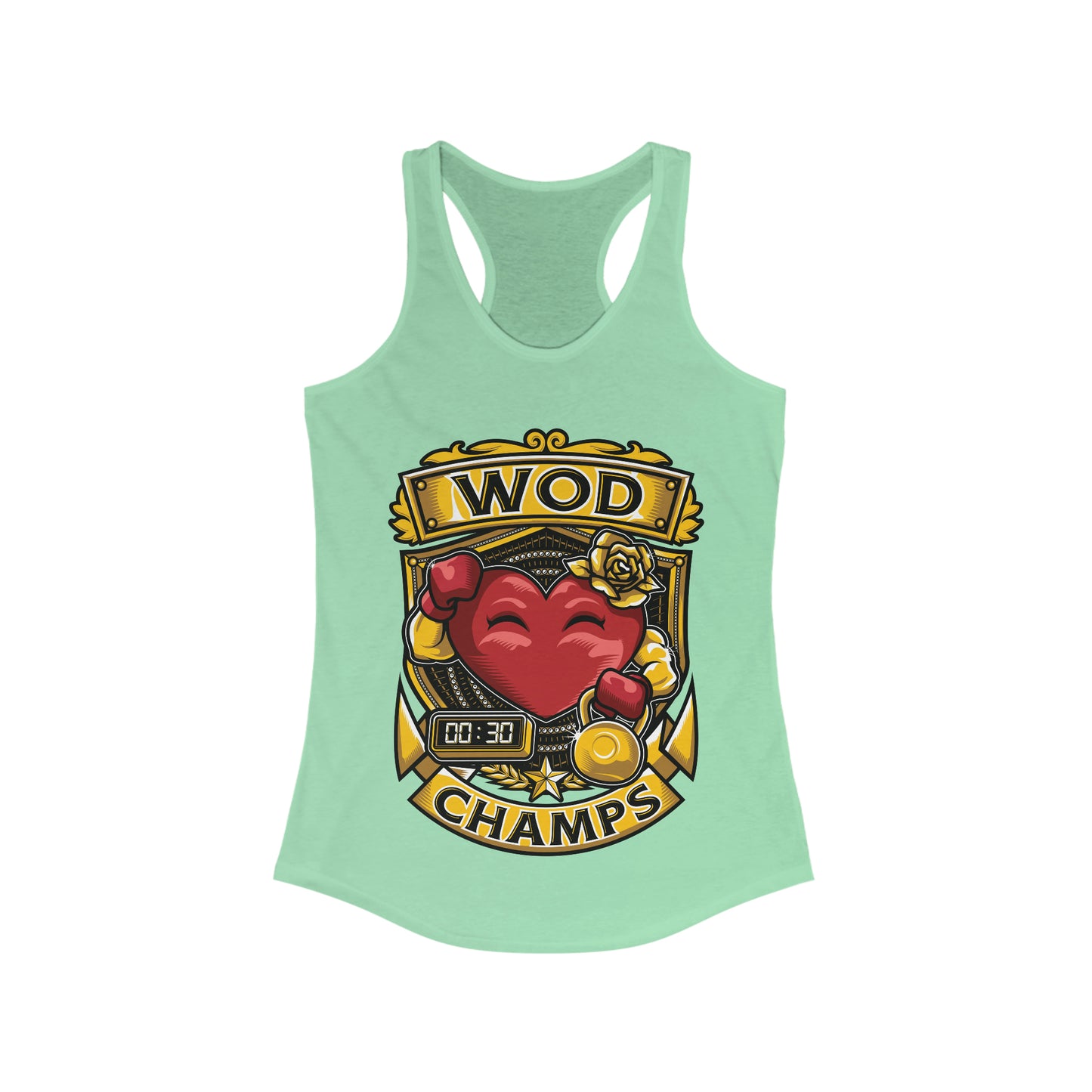 WOD CHAMPS - Women's Ideal Racerback Tank