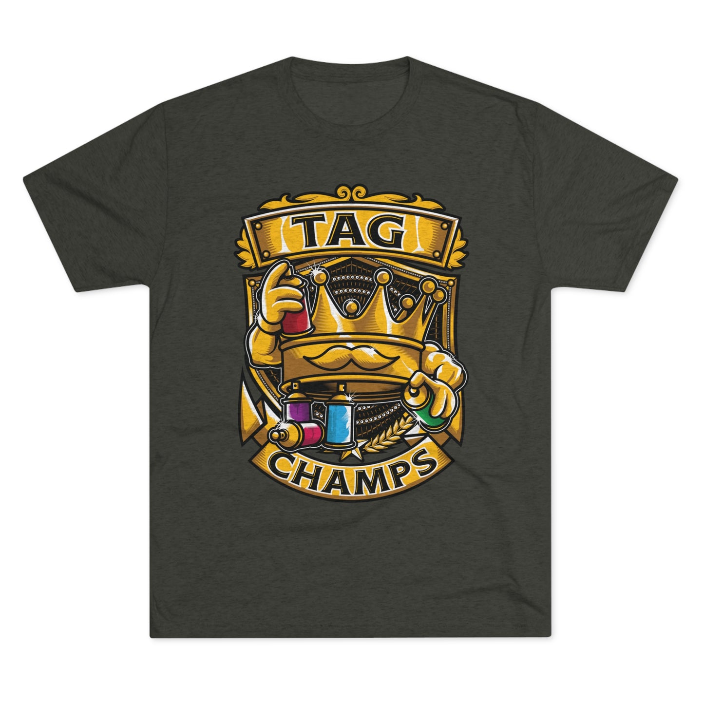 TAG CHAMPS - PREMIUM SOFT - Unisex Tri-Blend Crew Tee (Next Level 6010)