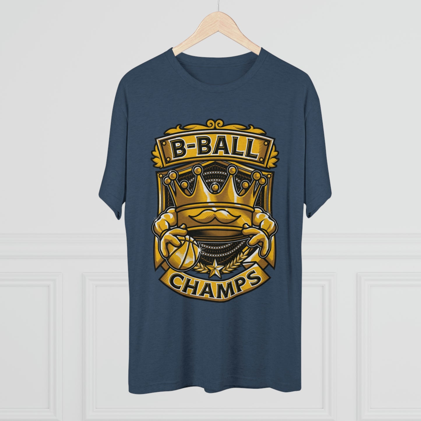 B-BALL CHAMPS - PREMIUM SOFT - Unisex Tri-Blend Crew Tee (Next Level 6010)