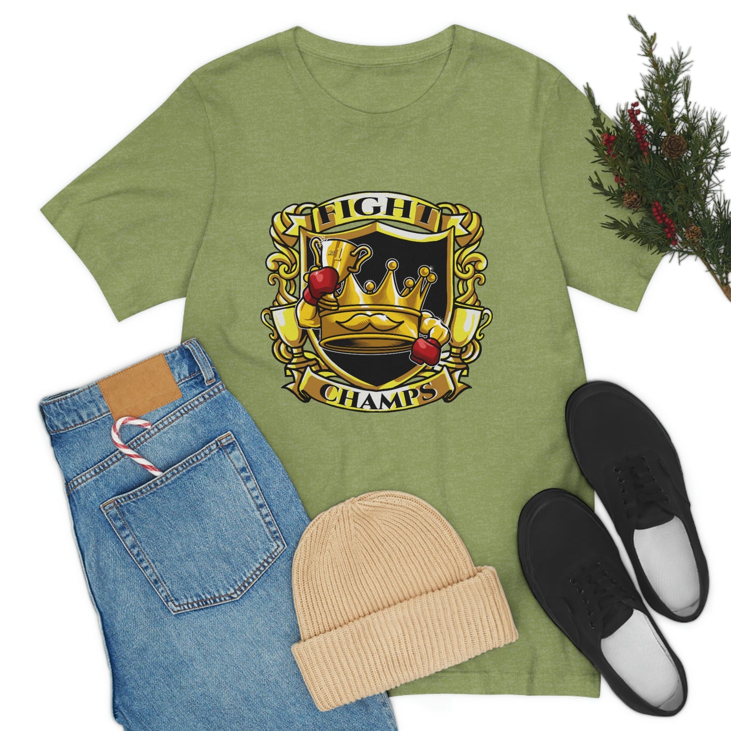 Fight Champs! Unisex Jersey Short Sleeve Tee (Bella+Canvas)