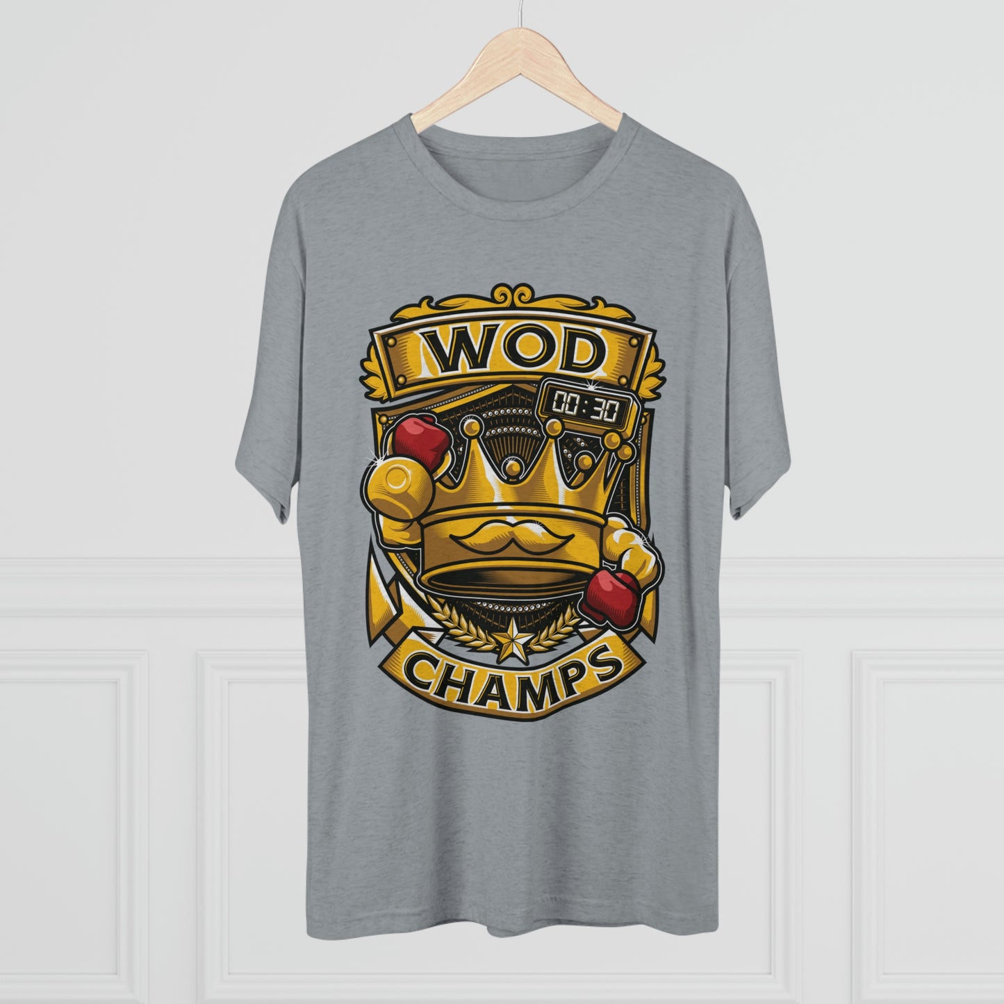 WOD CHAMPS - PREMIUM SOFT - Unisex Tri-Blend Crew Tee (Next Level 6010)