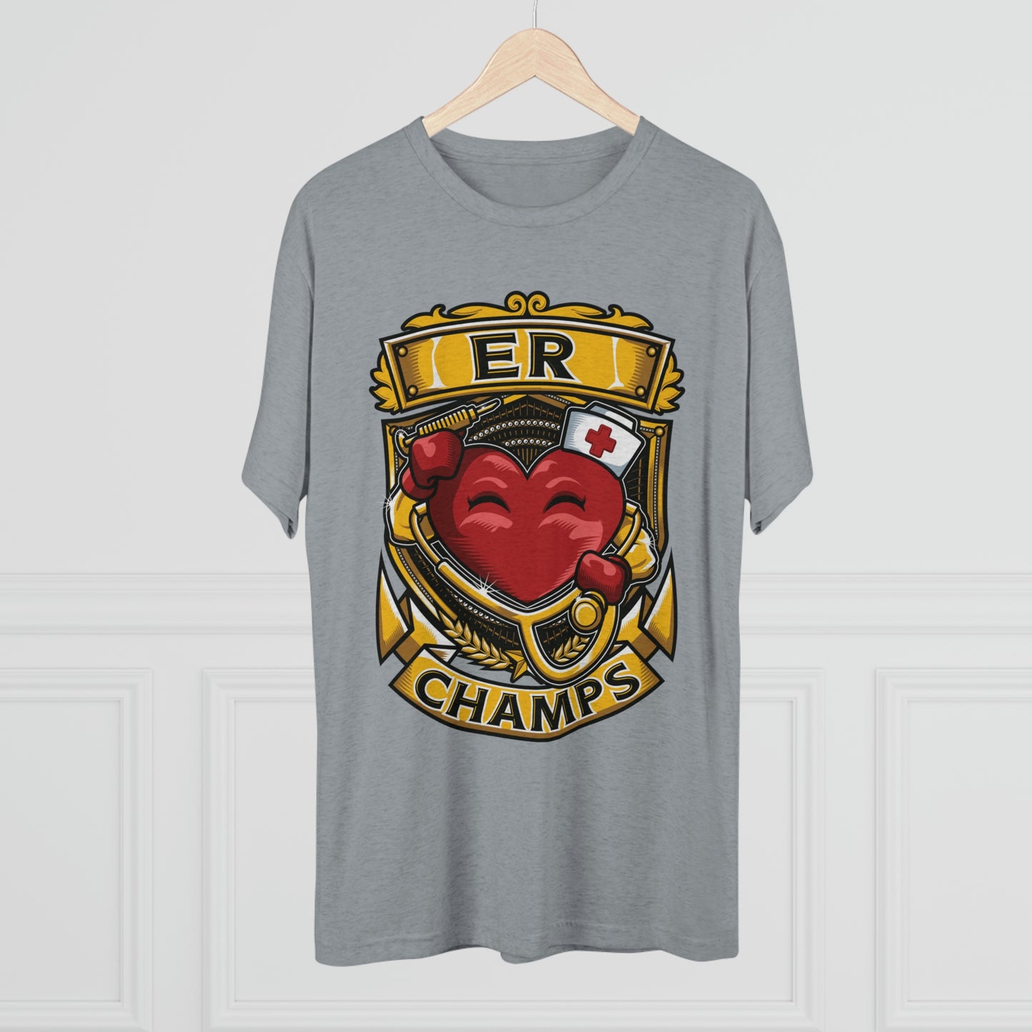 ER CHAMPS - PREMIUM SOFT - Unisex Tri-Blend Crew Tee (Next Level 6010)