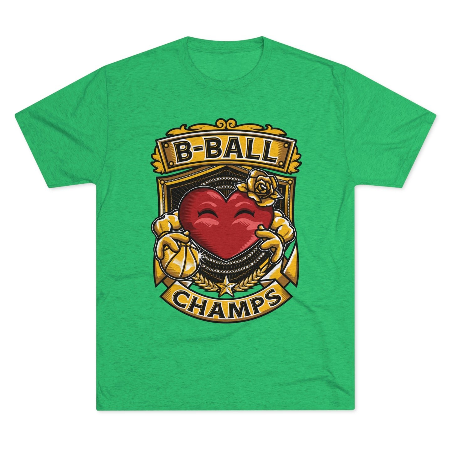 B-BALL CHAMPS - PREMIUM SOFT - Unisex Tri-Blend Crew Tee (Next Level 6010)