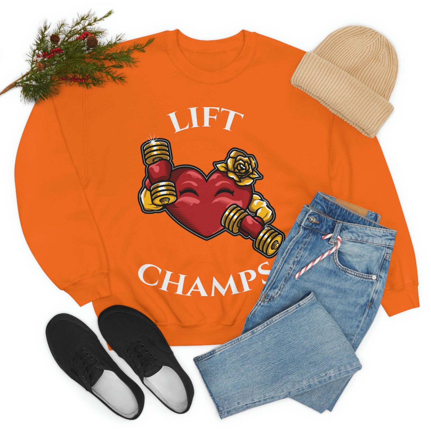 Lift Champs! - Unisex Heavy Blend™ Crewneck Sweatshirt