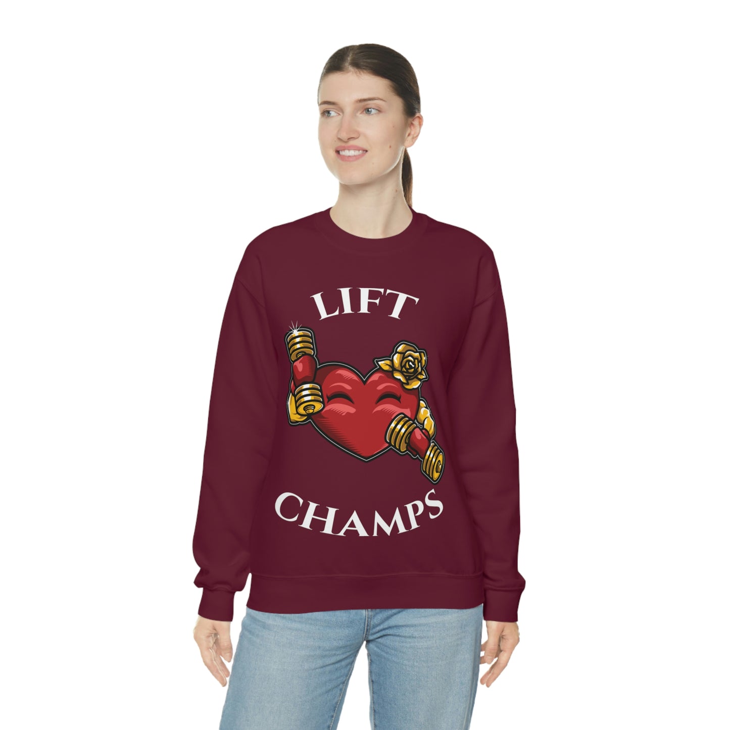 Lift Champs! - Unisex Heavy Blend™ Crewneck Sweatshirt