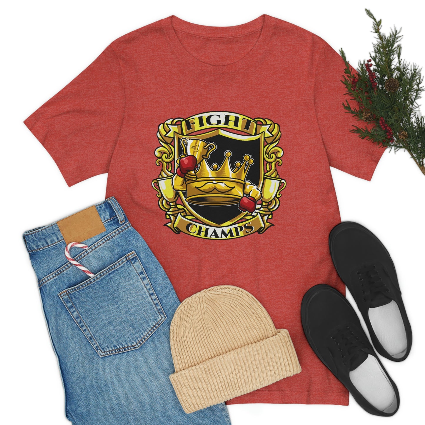 Fight Champs! Unisex Jersey Short Sleeve Tee (Bella+Canvas)