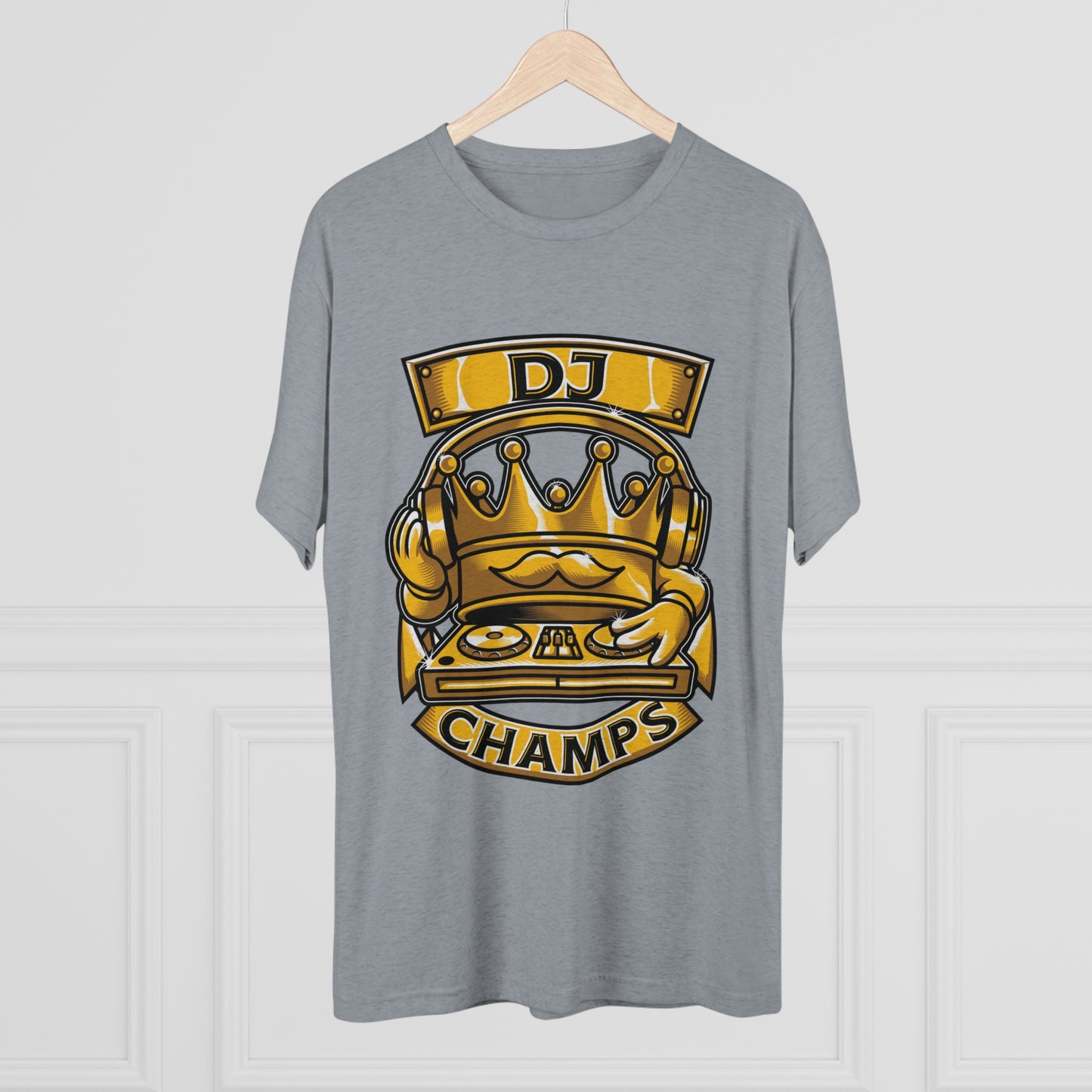DJ CHAMPS - PREMIUM SOFT - Unisex Tri-Blend Crew Tee (Next Level 6010)
