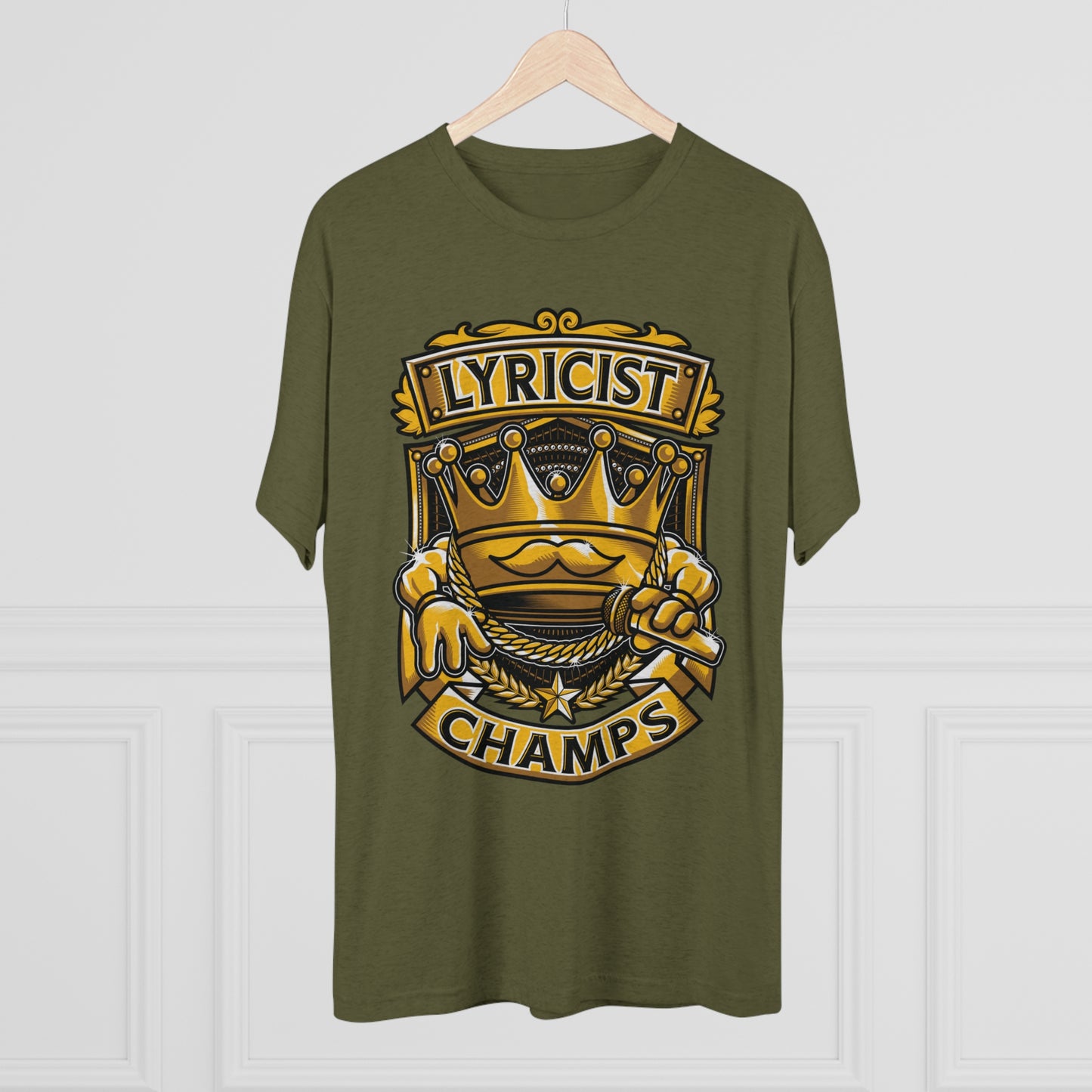 LYRICIST CHAMPS - PREMIUM SOFT - Unisex Tri-Blend Crew Tee (Next Level 6010)