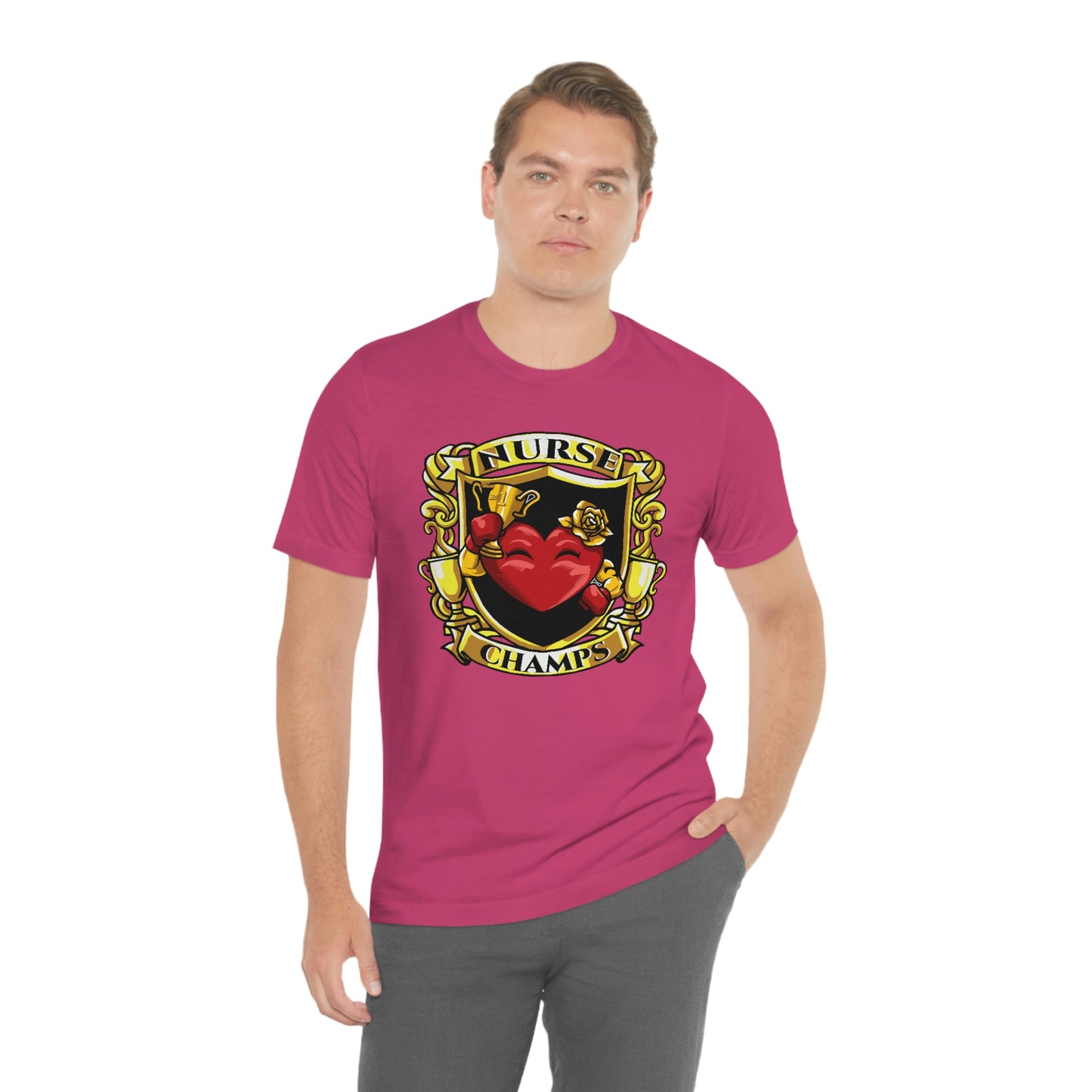 Nurse Champs! - Unisex Jersey Short Sleeve Tee (Bella+Canvas)