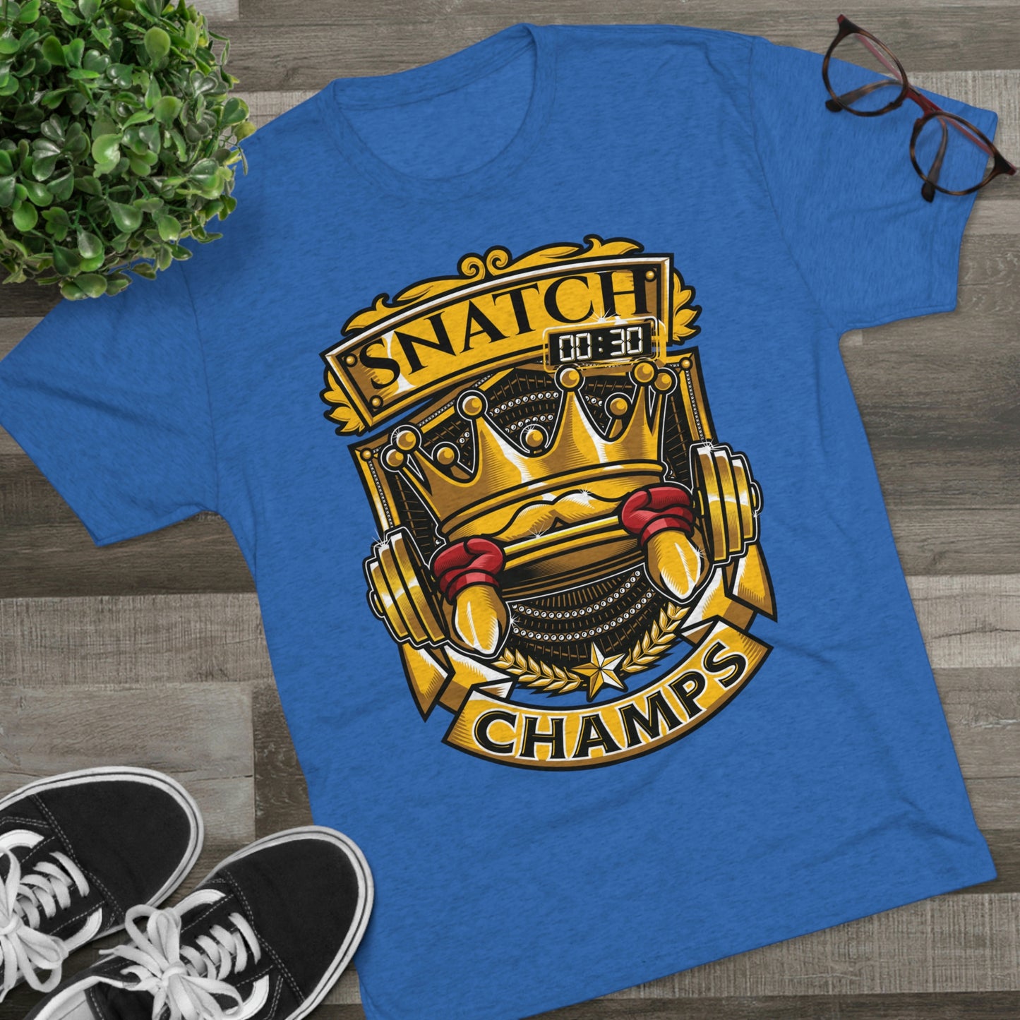 SNATCH CHAMPS - PREMIUM SOFT - Unisex Tri-Blend Crew Tee (Next Level 6010)