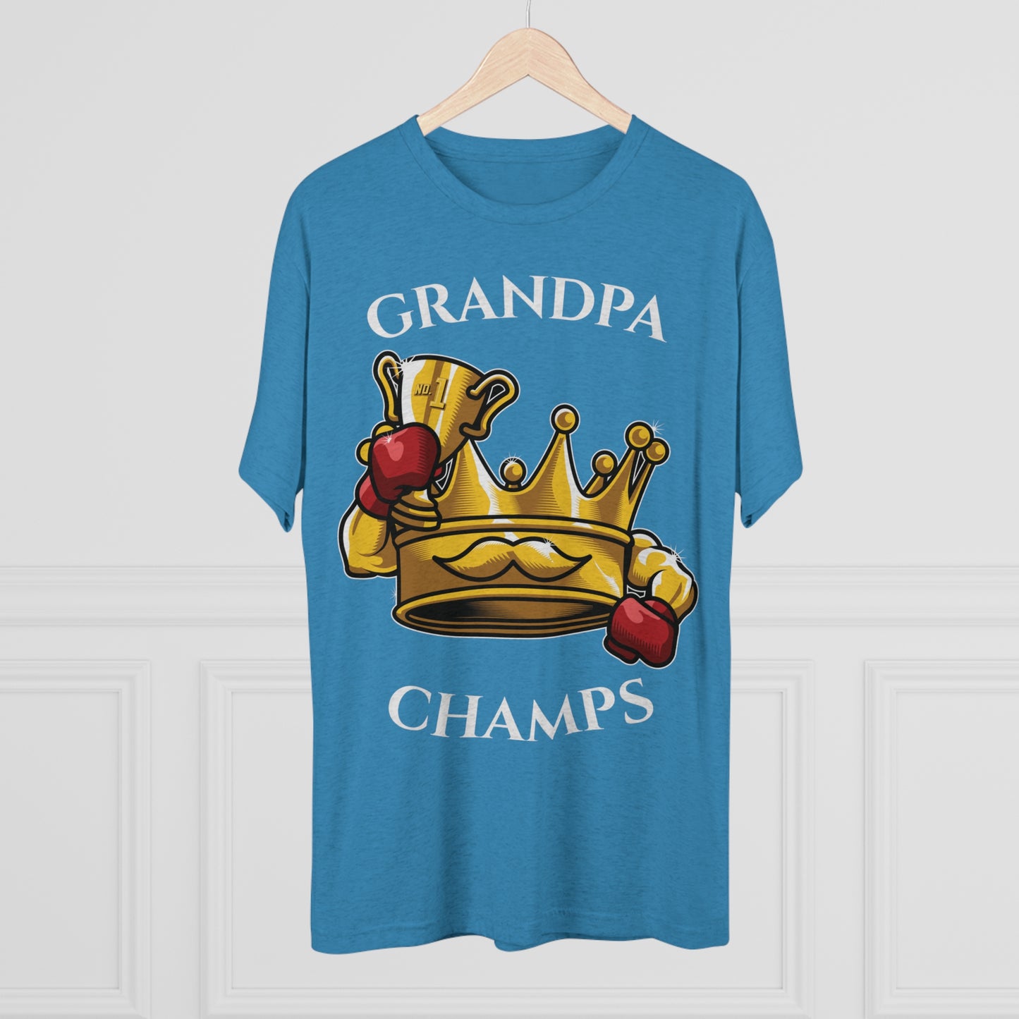 GRANDPA CHAMPS - PREMIUM SOFT - Unisex Tri-Blend Crew Tee (Next Level 6010)