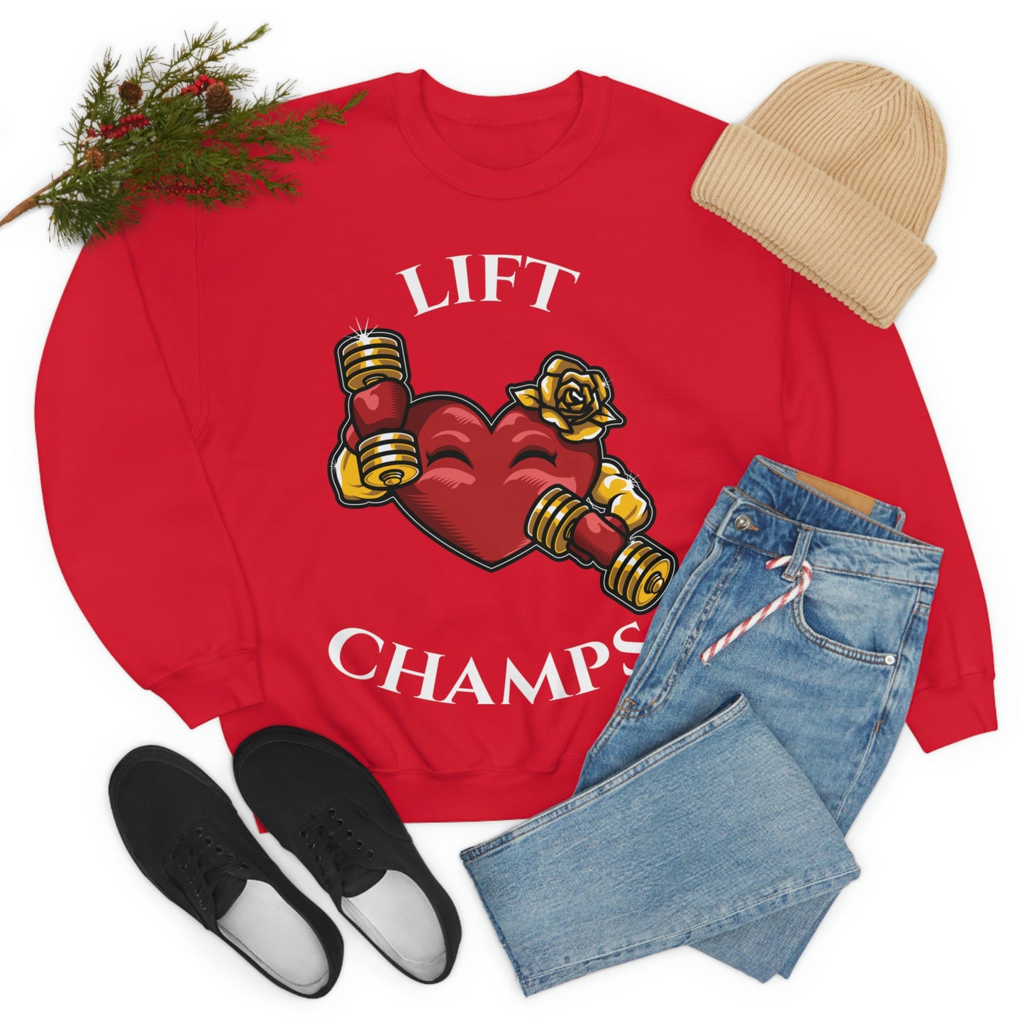 Lift Champs! - Unisex Heavy Blend™ Crewneck Sweatshirt