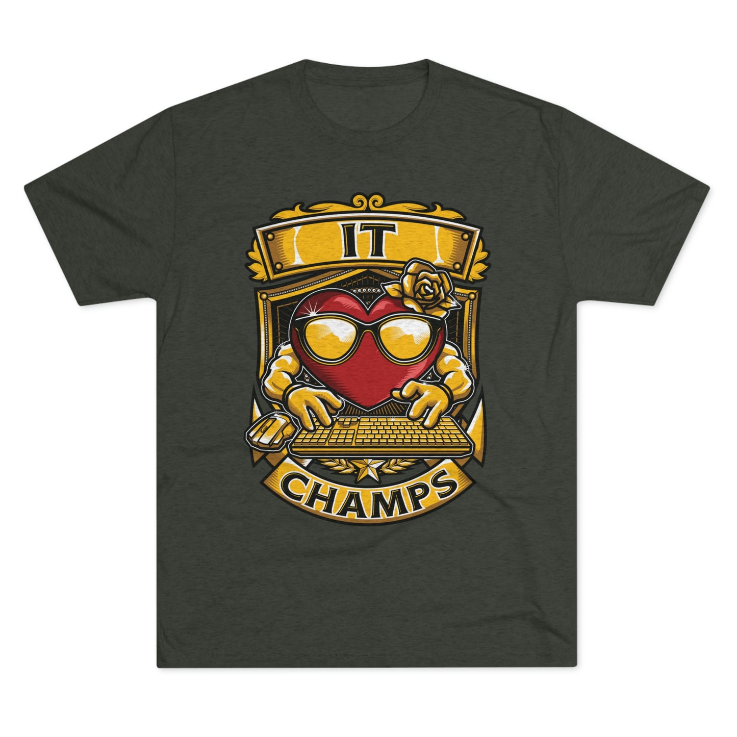 IT CHAMPS - PREMIUM SOFT - Unisex Tri-Blend Crew Tee (Next Level 6010)