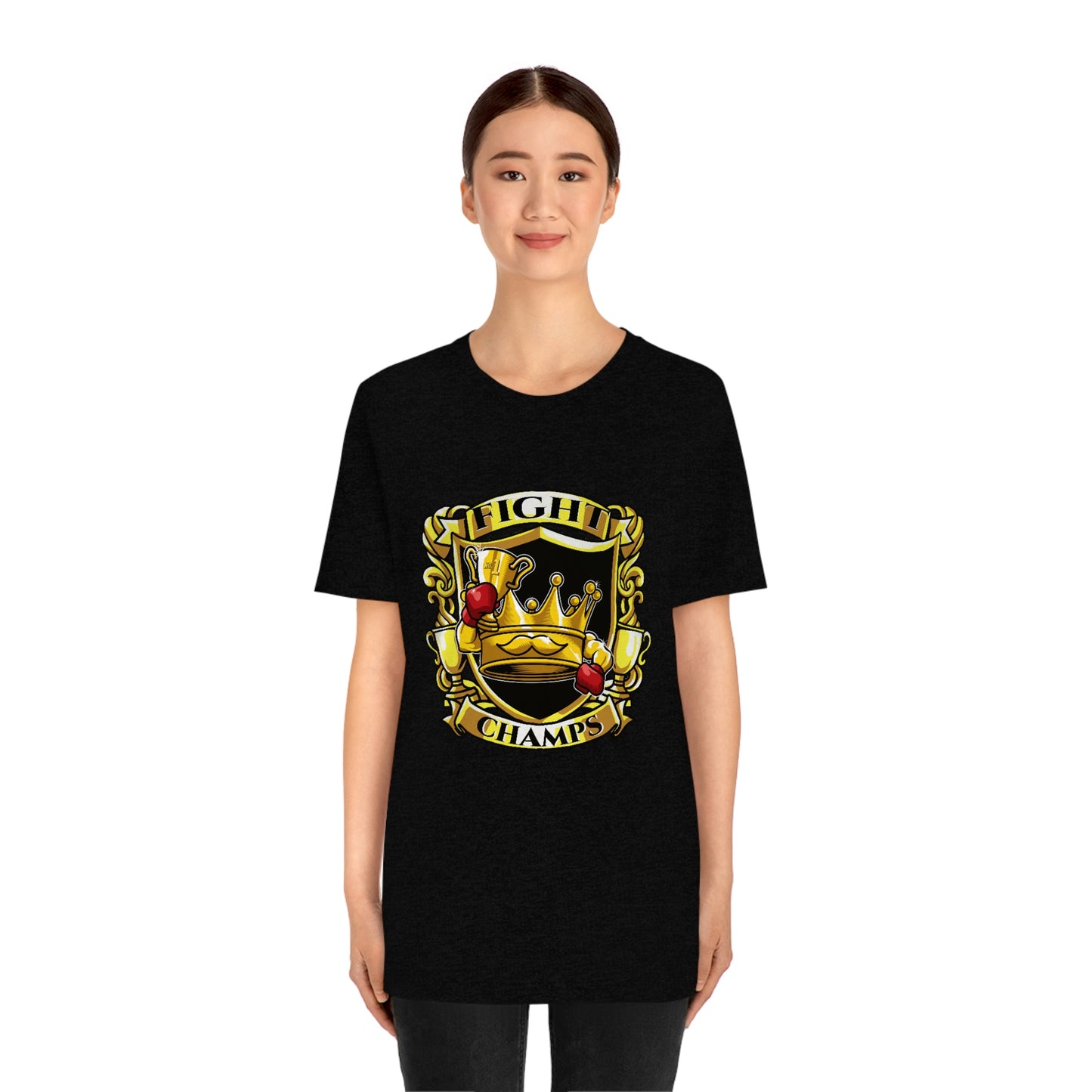 Fight Champs! Unisex Jersey Short Sleeve Tee (Bella+Canvas)