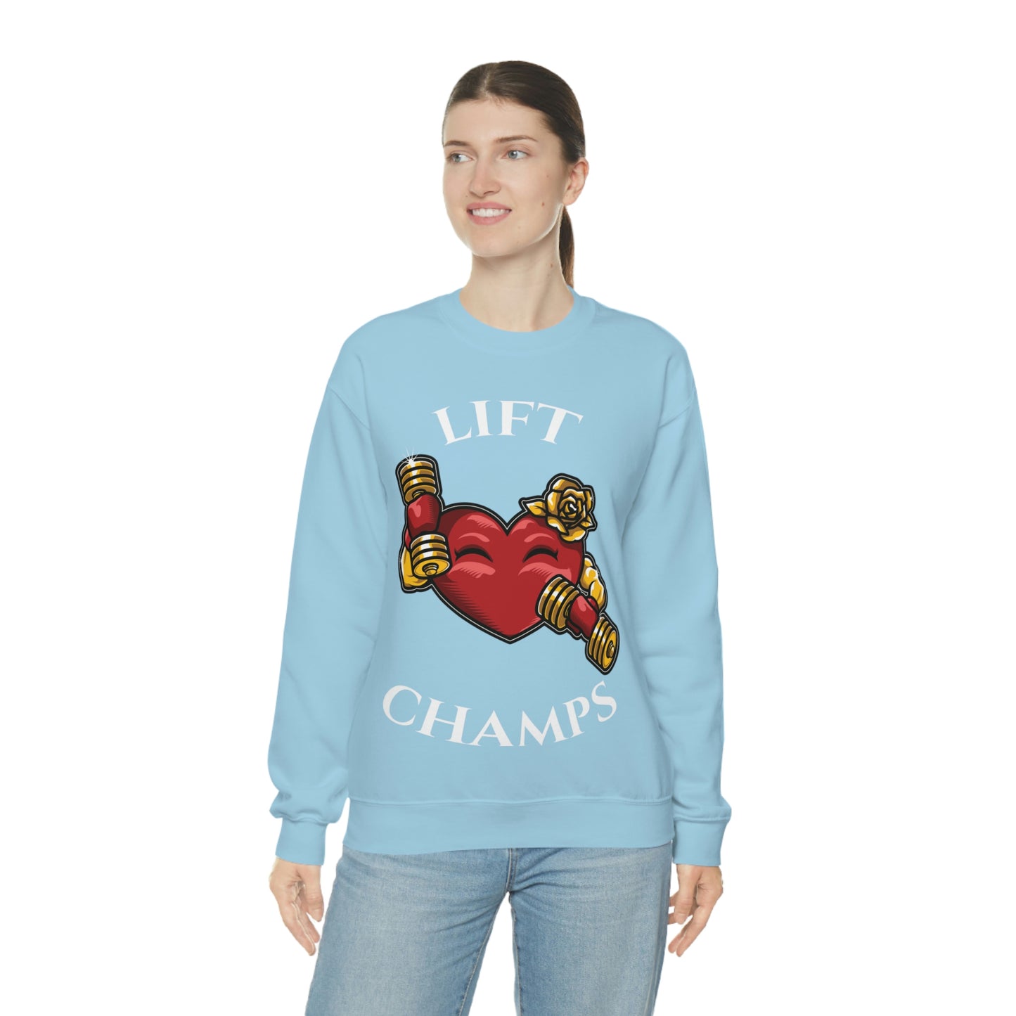 Lift Champs! - Unisex Heavy Blend™ Crewneck Sweatshirt
