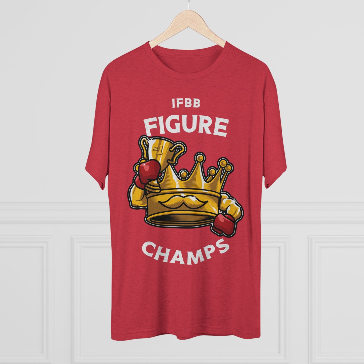 IFBB FIGURE CHAMPS (v2) - PREMIUM SOFT - Unisex Tri-Blend Crew Tee (Next Level 6010)