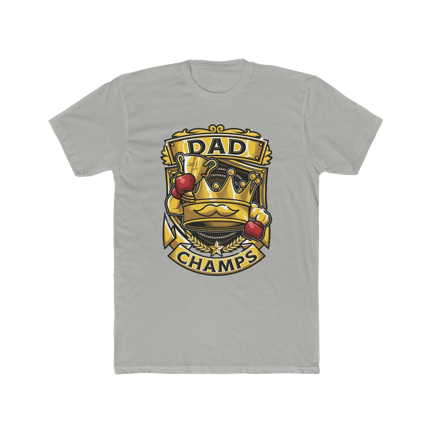 Dad Champs! - Men's Cotton Crew Tee (Next Level)
