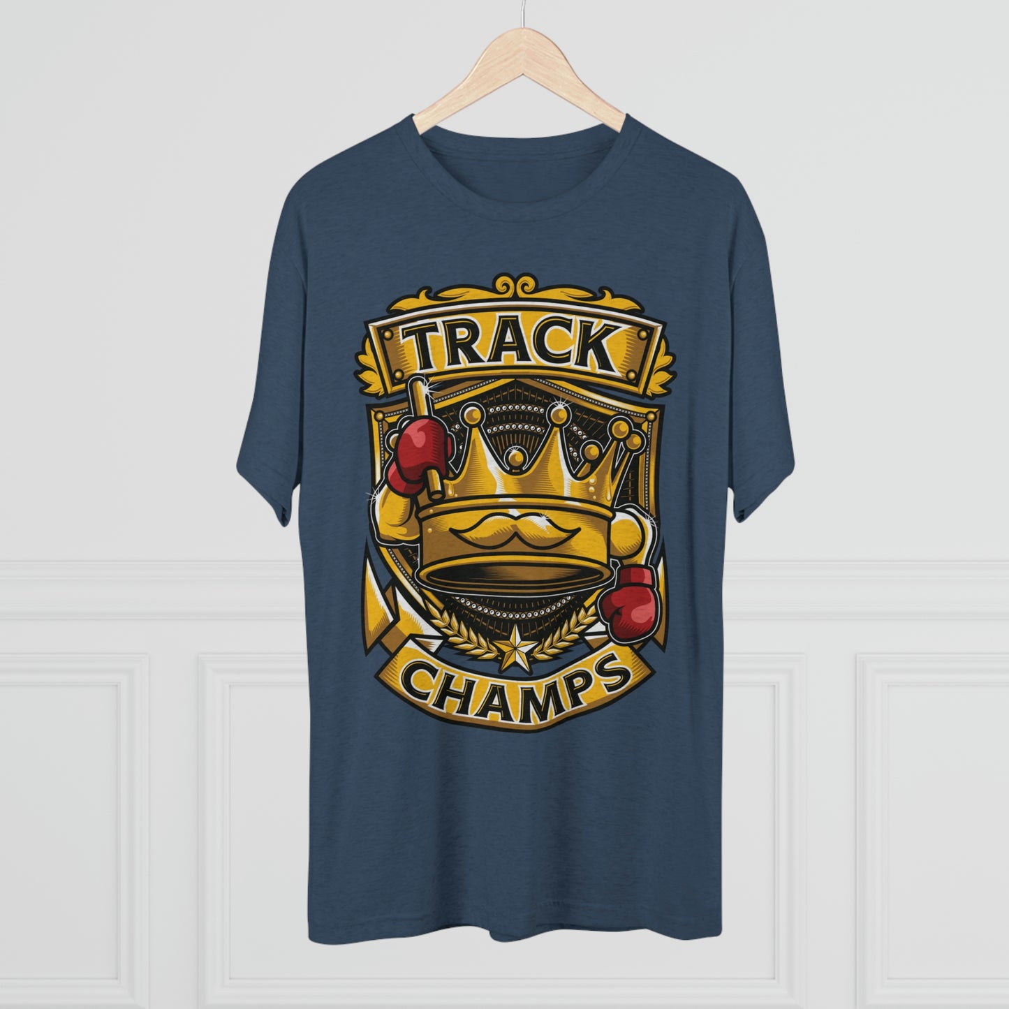 TRACK CHAMPS - PREMIUM SOFT - Unisex Tri-Blend Crew Tee (Next Level 6010)