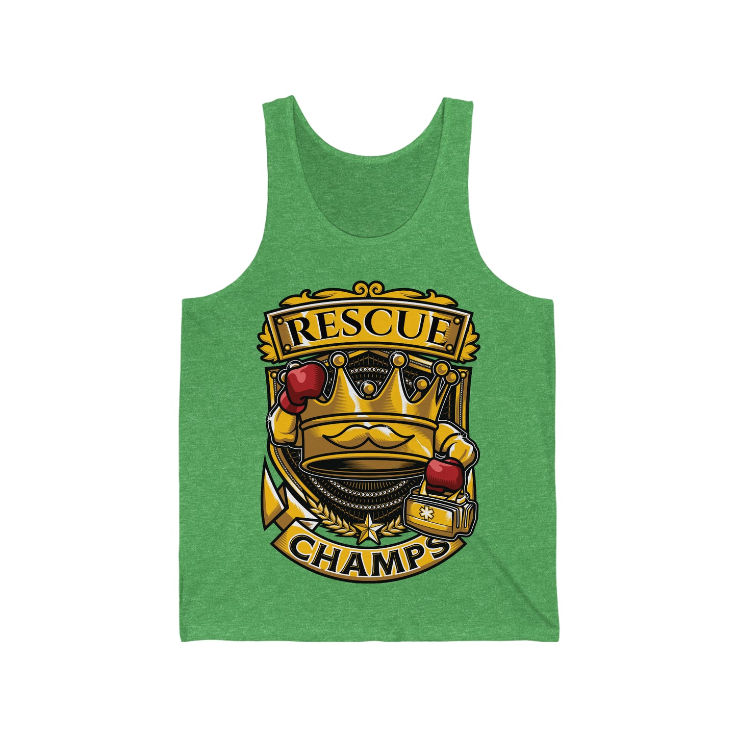 RESCUE CHAMPS - PREMIUM SOFT - Unisex Jersey Tank (Bella+Canvas 3480)