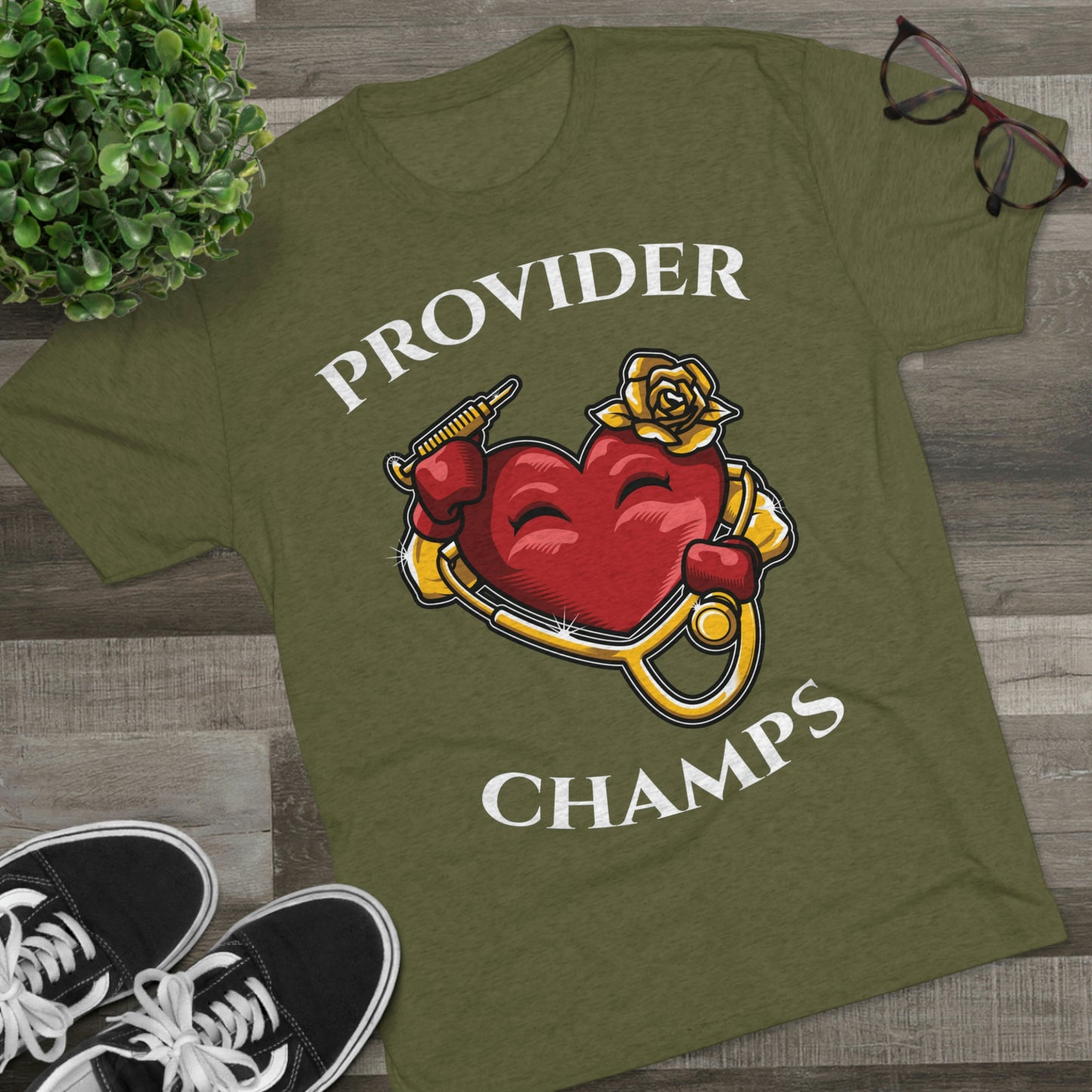 PROVIDER CHAMPS - PREMIUM SOFT - Unisex Tri-Blend Crew Tee (Next Level 6010)