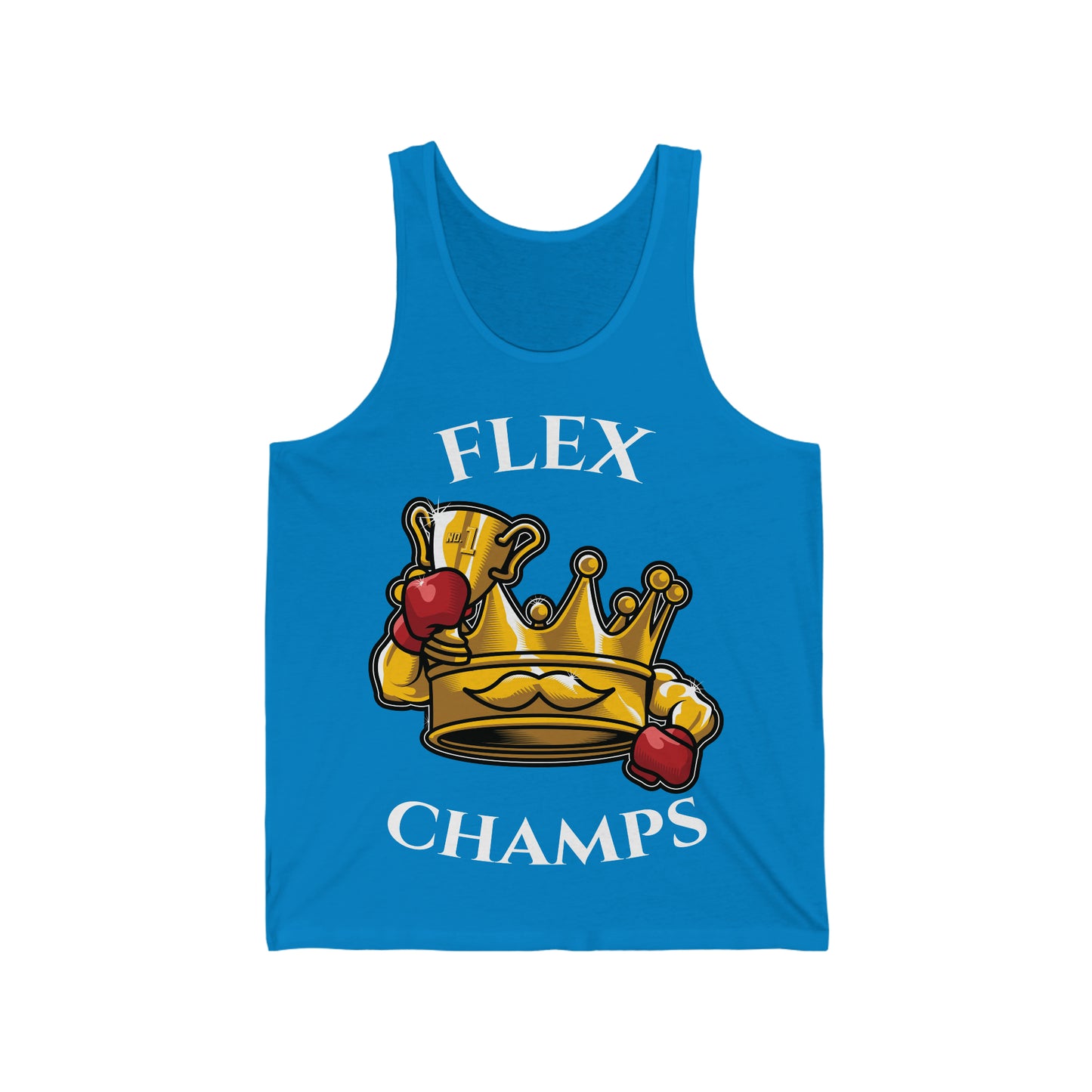 FLEX CHAMPS - PREMIUM SOFT - Unisex Jersey Tank (Bella+Canvas 3480)