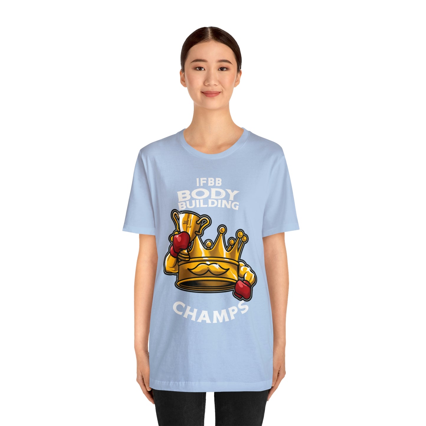 IFBB BODY BUILDING CHAMPS (v2) - Unisex Jersey Short Sleeve Tee (Bella+Canvas)