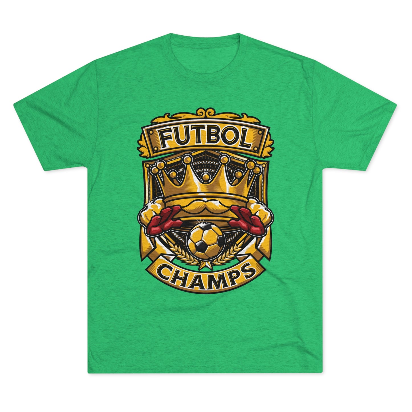 FUTBOL CHAMPS - PREMIUM SOFT - Unisex Tri-Blend Crew Tee (Next Level 6010)