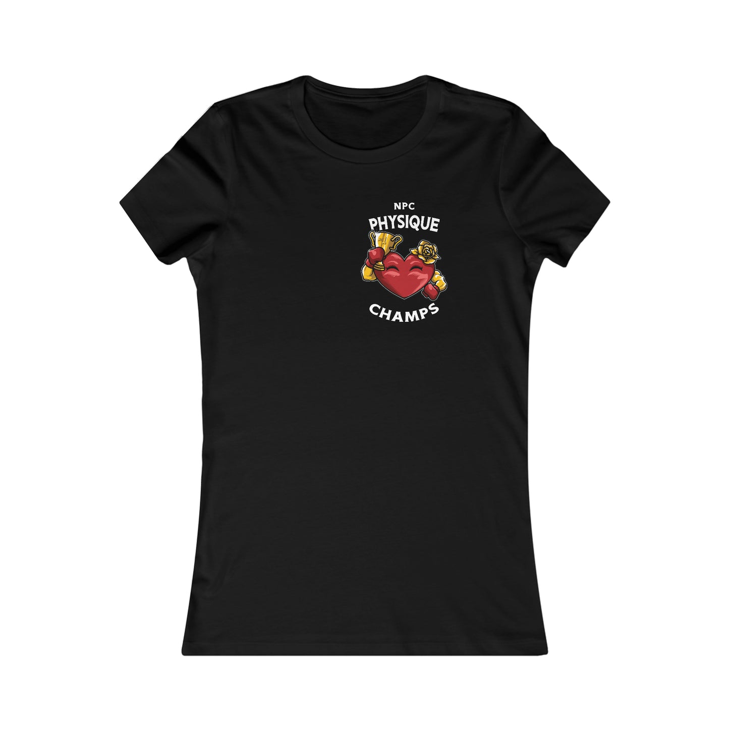 NPC PHYSIQUE CHAMPS (Small Front Logo) - Women's Favorite Tee (Bella+Canvas)