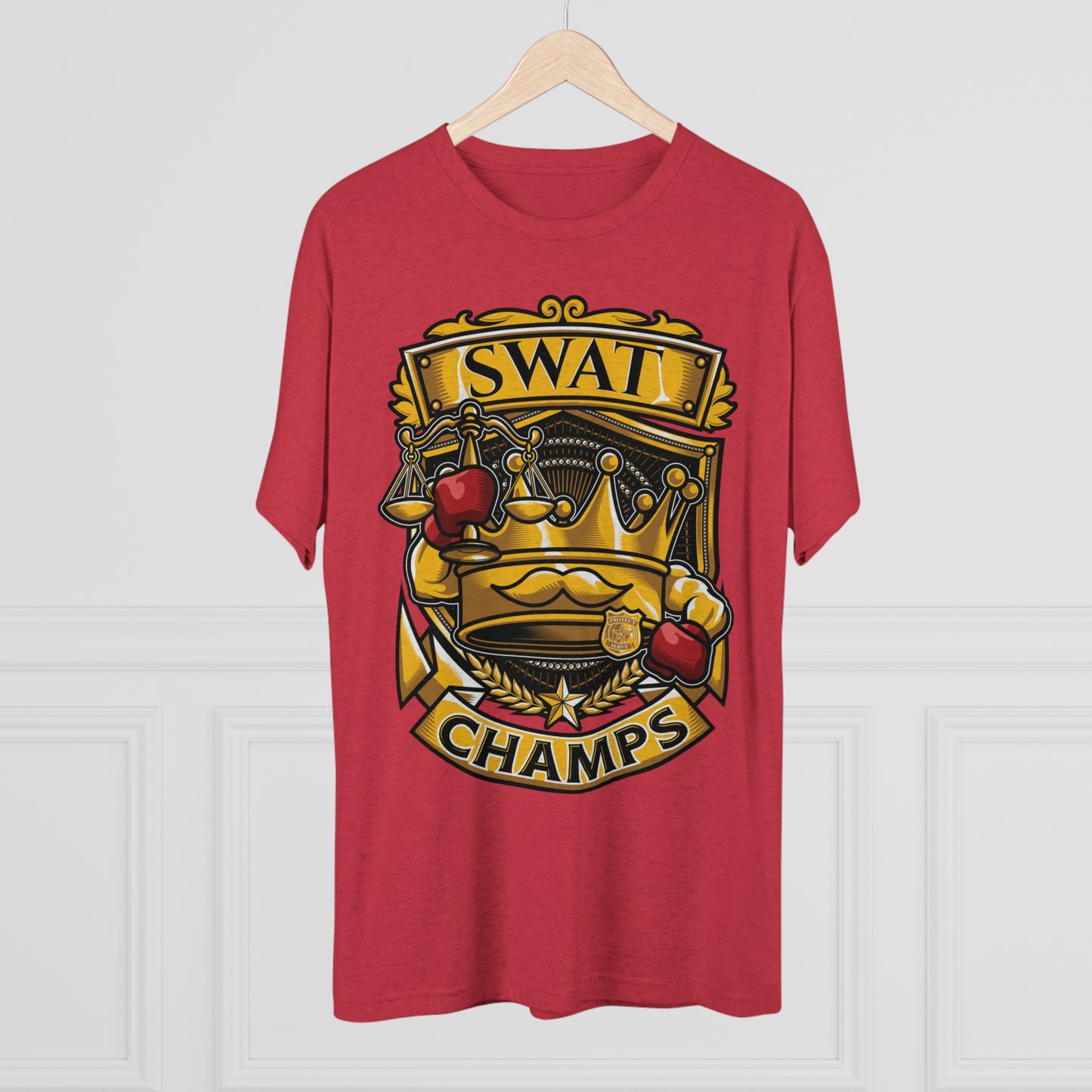 SWAT CHAMPS - PREMIUM SOFT - Unisex Tri-Blend Crew Tee (Next Level 6010)