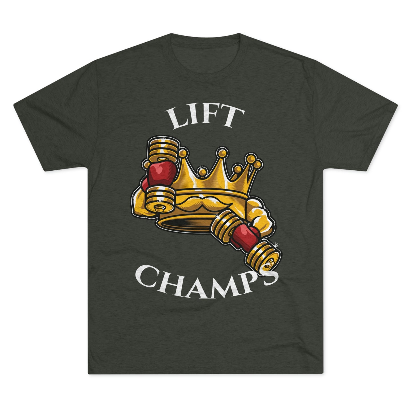 LIFT CHAMPS - PREMIUM SOFT - Unisex Tri-Blend Crew Tee (Next Level 6010)