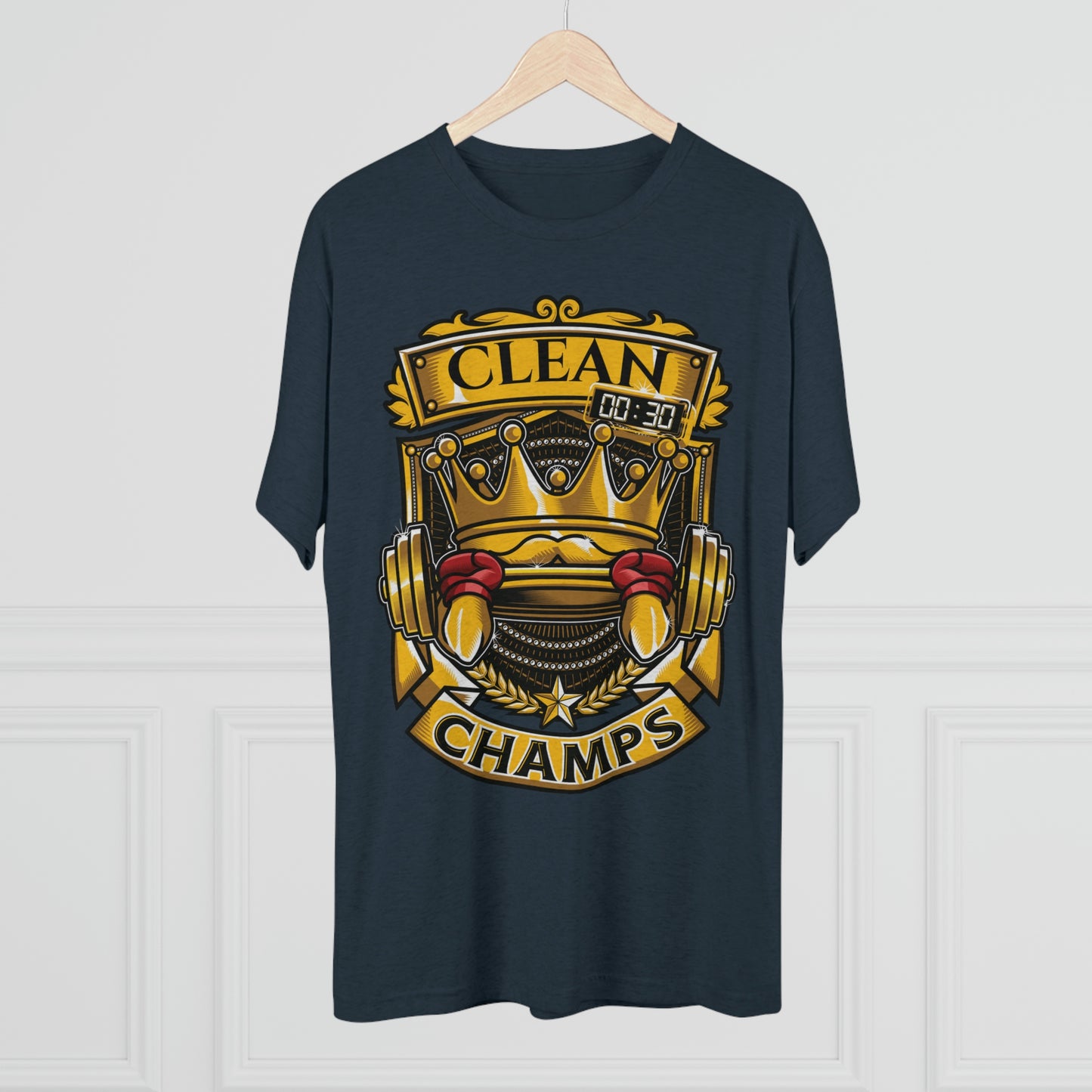 CLEAN CHAMPS - PREMIUM SOFT - Unisex Tri-Blend Crew Tee (Next Level 6010)