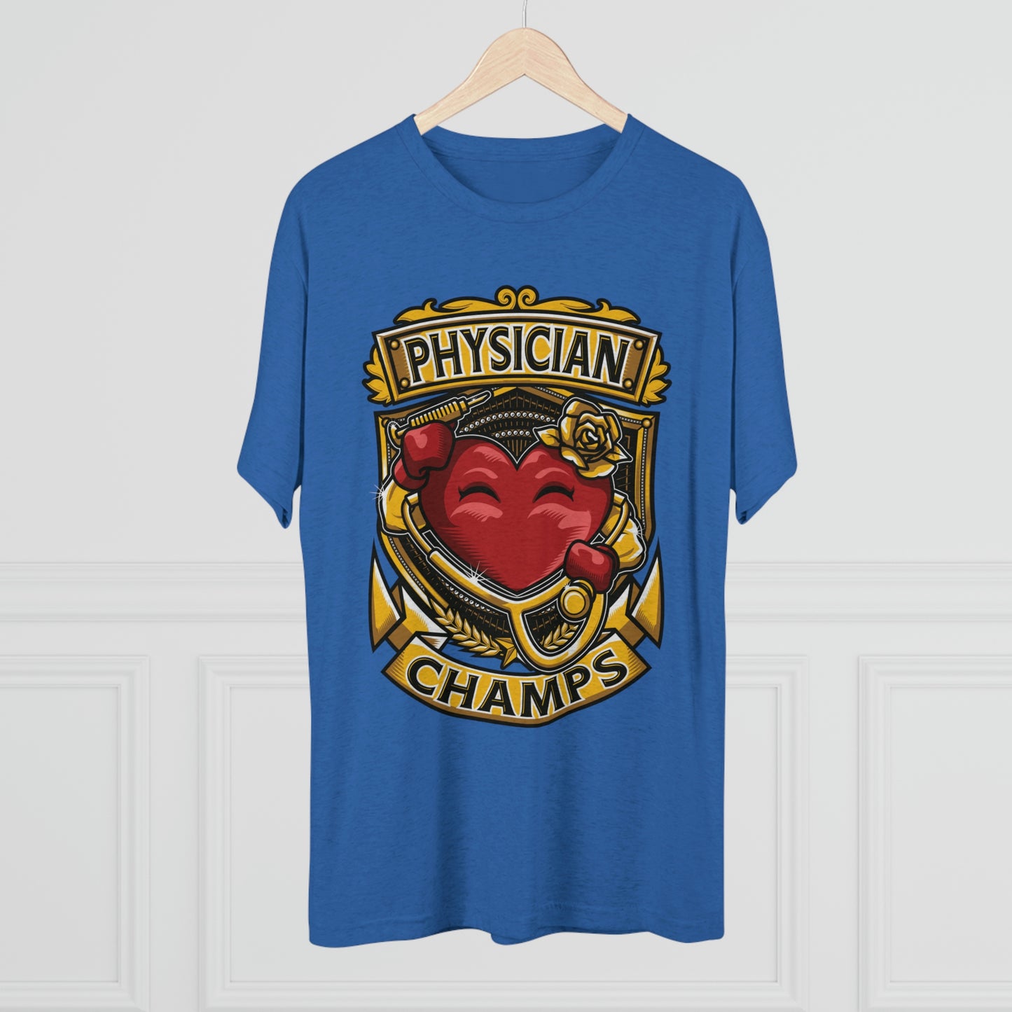 PHYSICIAN CHAMPS - PREMIUM SOFT - Unisex Tri-Blend Crew Tee (Next Level 6010)