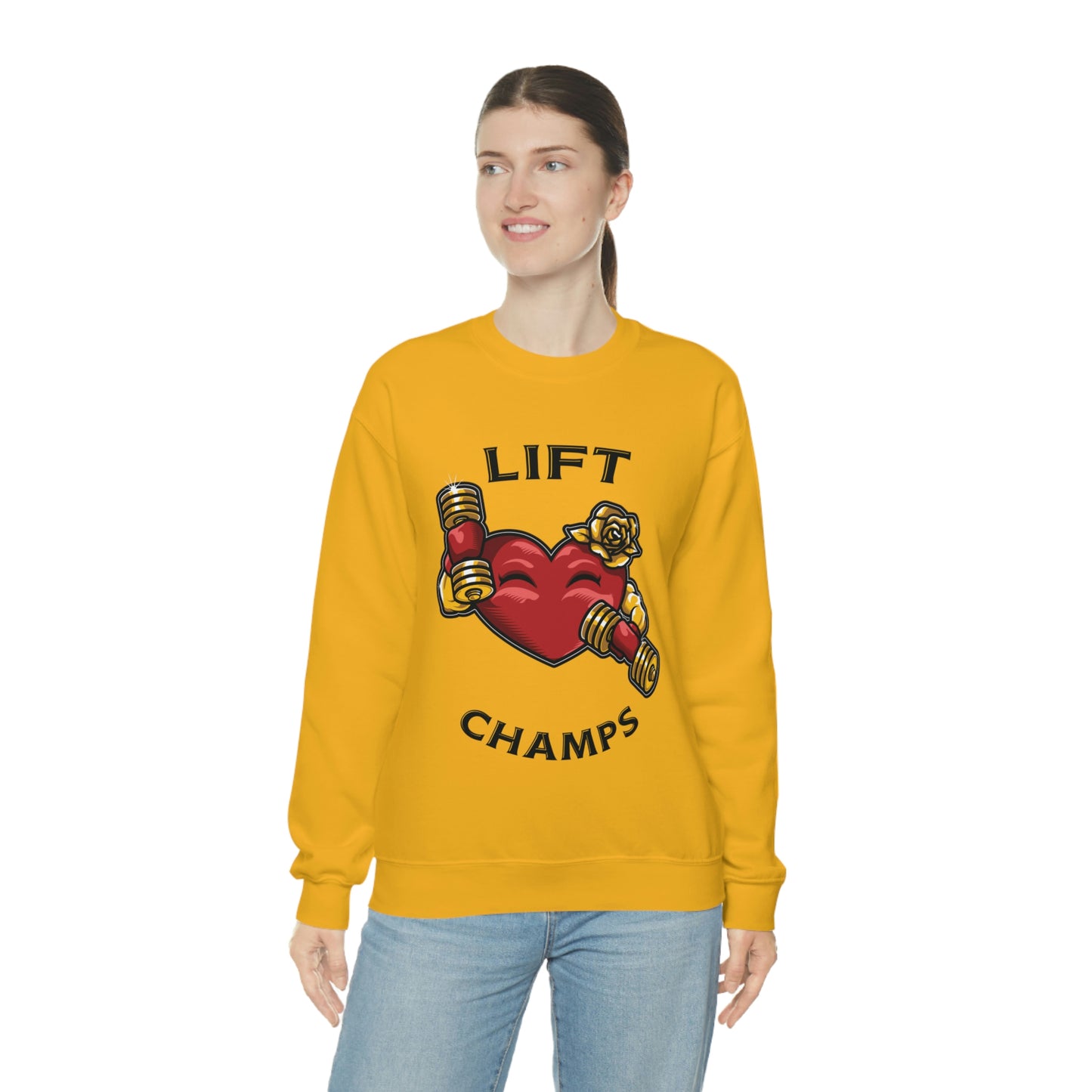 Lift Champs! - Unisex Heavy Blend™ Crewneck Sweatshirt