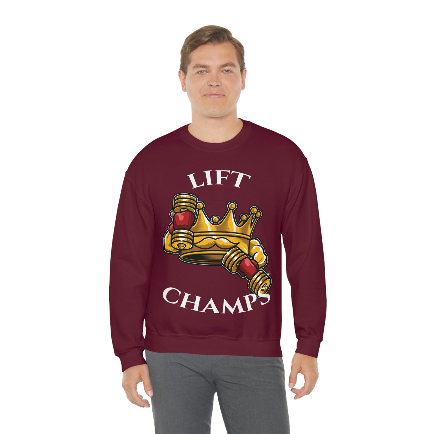 Lift Champs! - Unisex Heavy Blend™ Crewneck Sweatshirt