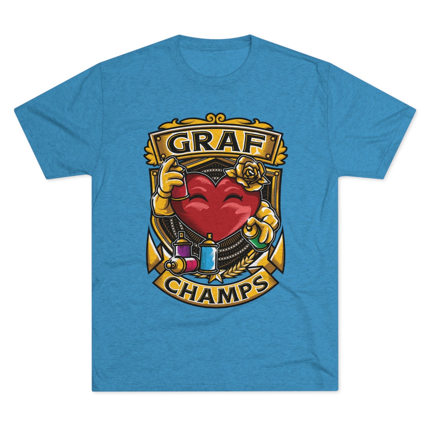 GRAF CHAMPS - PREMIUM SOFT - Unisex Tri-Blend Crew Tee (Next Level 6010)