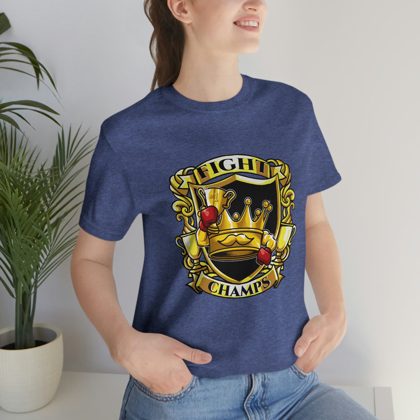 Fight Champs! Unisex Jersey Short Sleeve Tee (Bella+Canvas)