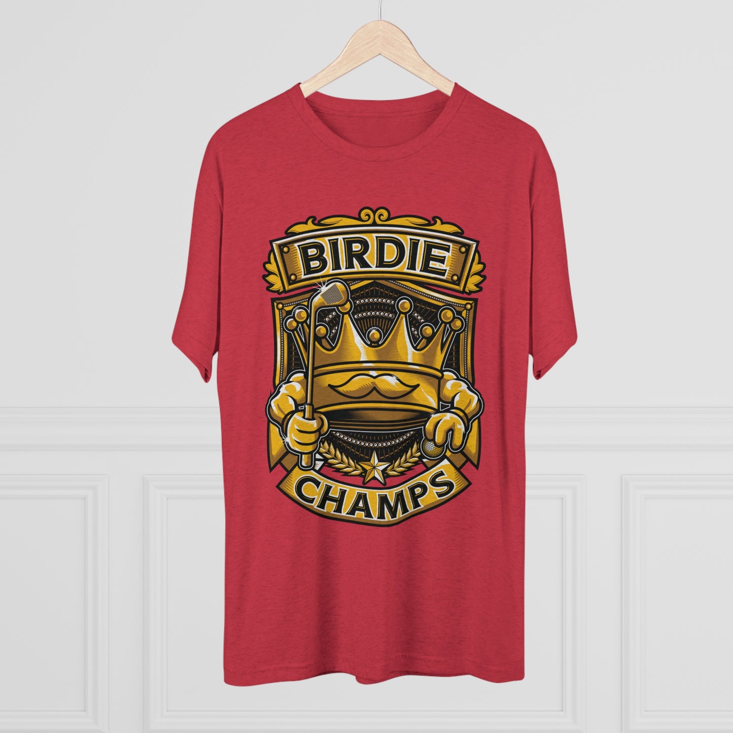 BIRDIE CHAMPS - PREMIUM SOFT - Unisex Tri-Blend Crew Tee (Next Level 6010)