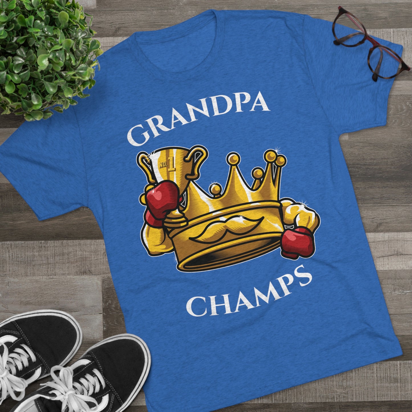 GRANDPA CHAMPS - PREMIUM SOFT - Unisex Tri-Blend Crew Tee (Next Level 6010)