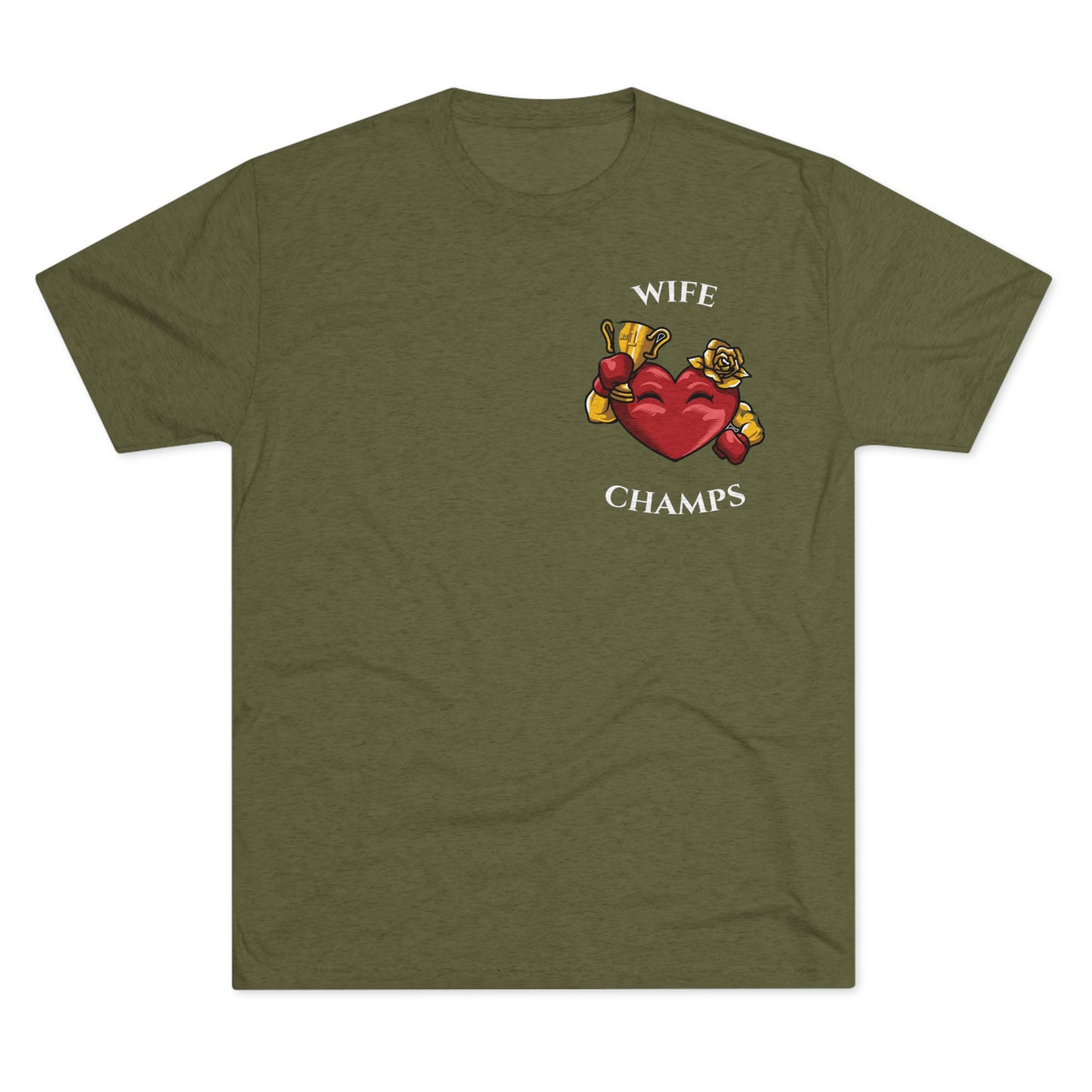 WIFE CHAMPS - PREMIUM SOFT - Unisex Tri-Blend Crew Tee (Next Level 6010)
