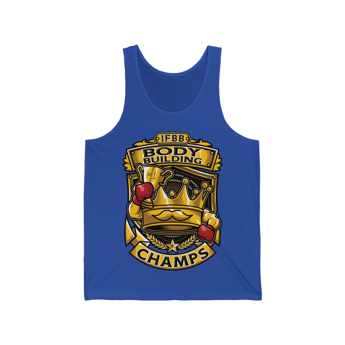 IFBB BODY BUILDING CHAMPS - PREMIUM SOFT - Unisex Jersey Tank (Bella+Canvas 3480)