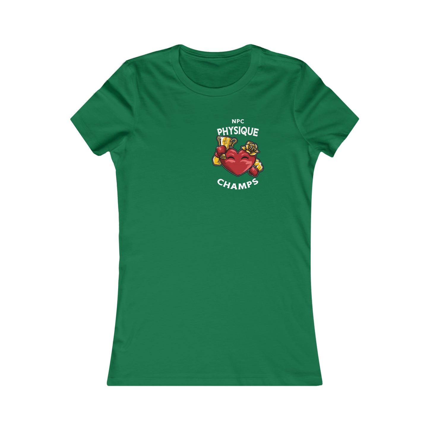 NPC PHYSIQUE CHAMPS (Small Front Logo) - Women's Favorite Tee (Bella+Canvas)