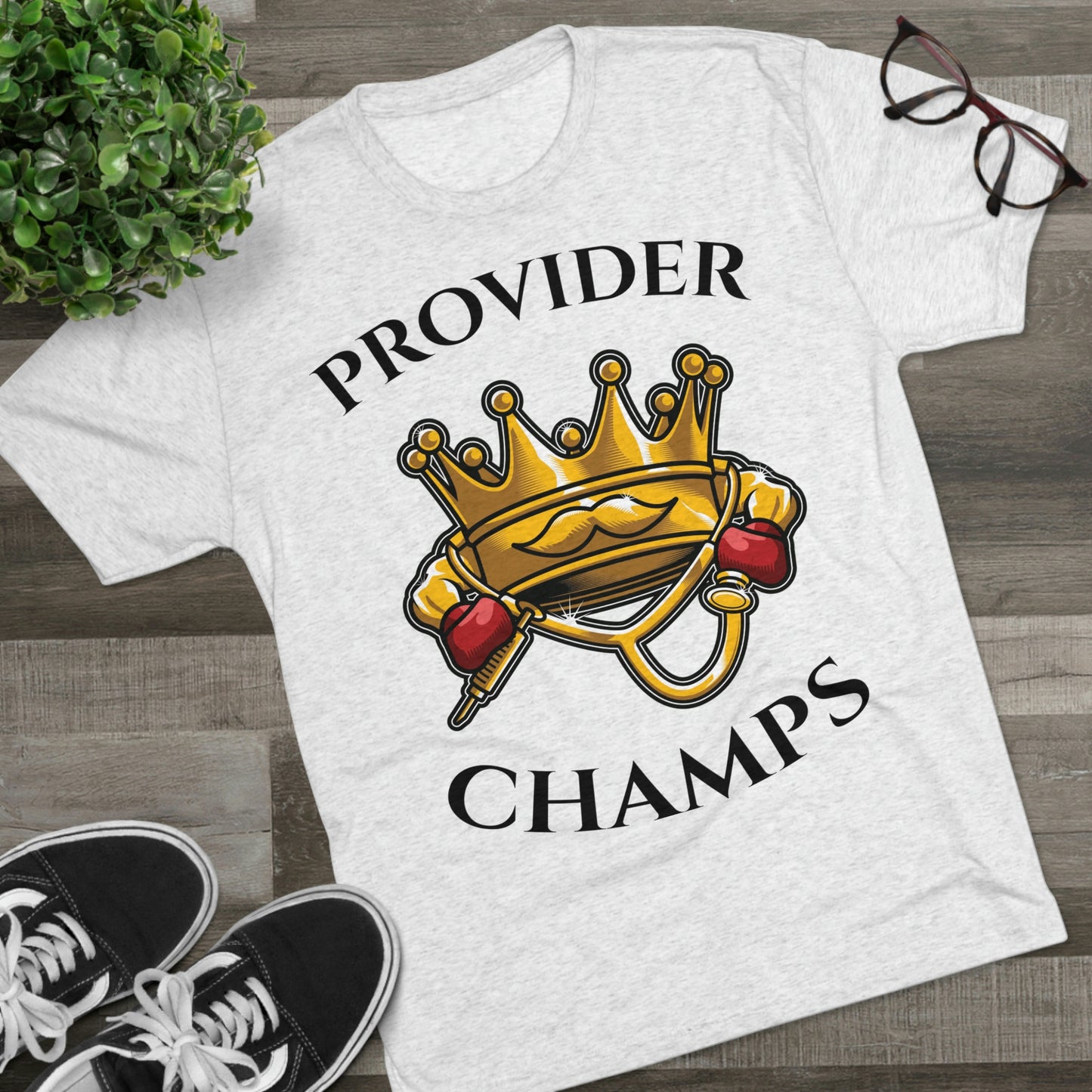 PROVIDER CHAMPS - PREMIUM SOFT - Unisex Tri-Blend Crew Tee (Next Level 6010)
