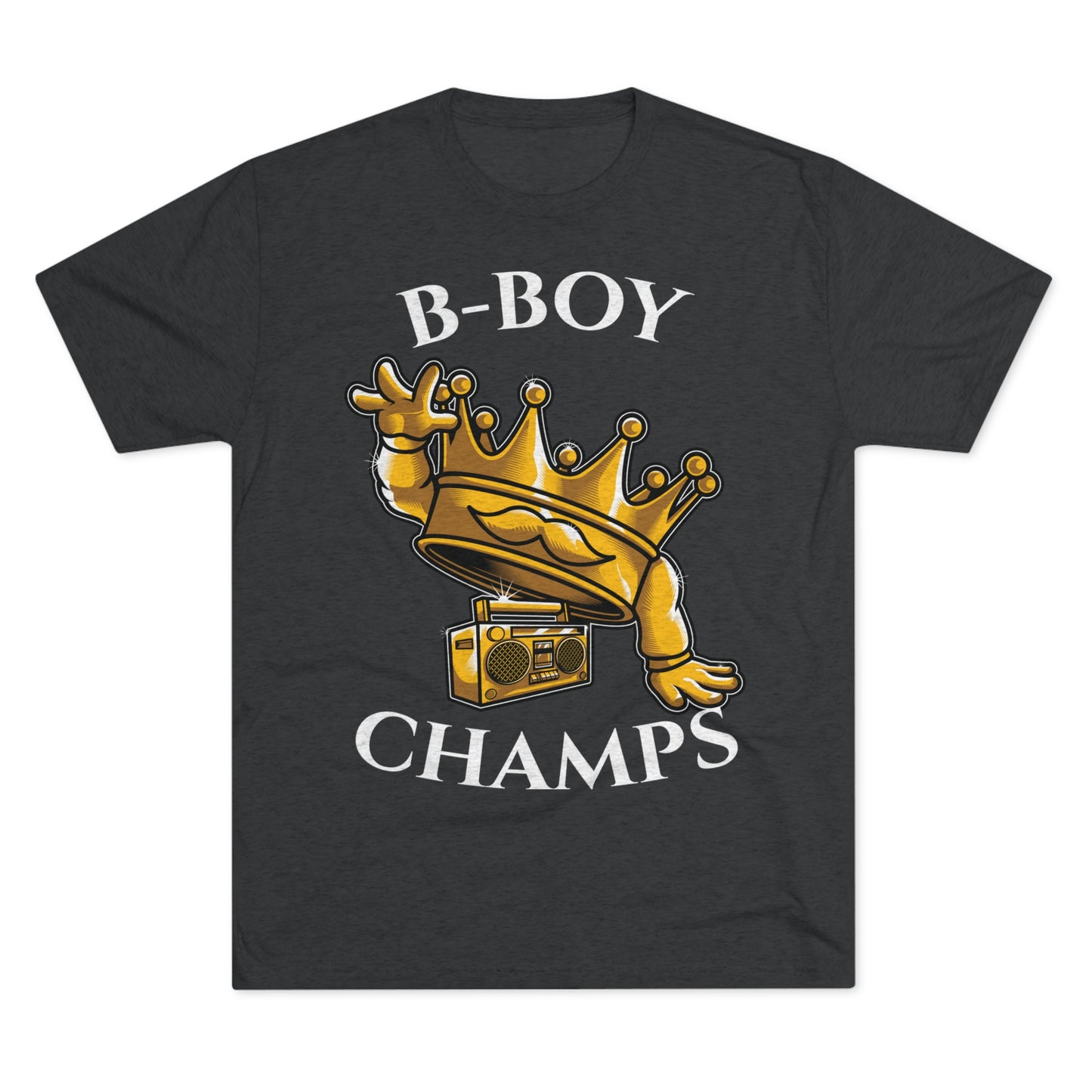 B-BOY CHAMPS (No Crest) - PREMIUM SOFT - Unisex Tri-Blend Crew Tee (Next Level 6010)