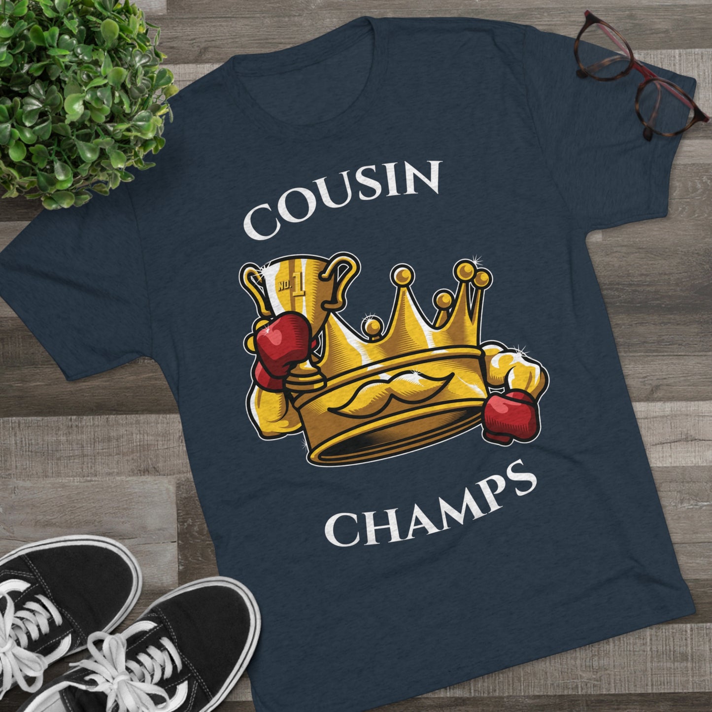 COUSIN CHAMPS - PREMIUM SOFT - Unisex Tri-Blend Crew Tee (Next Level 6010)