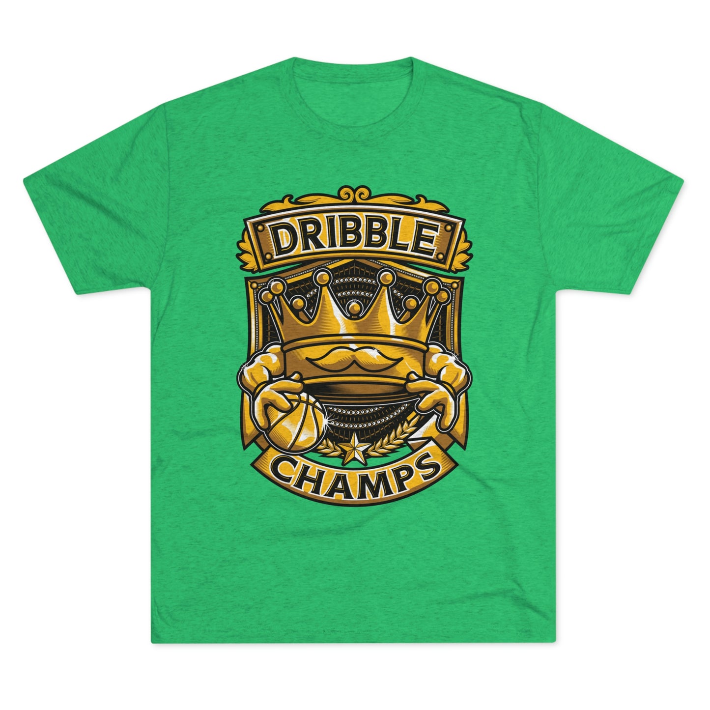 DRIBBLE CHAMPS - PREMIUM SOFT - Unisex Tri-Blend Crew Tee (Next Level 6010)