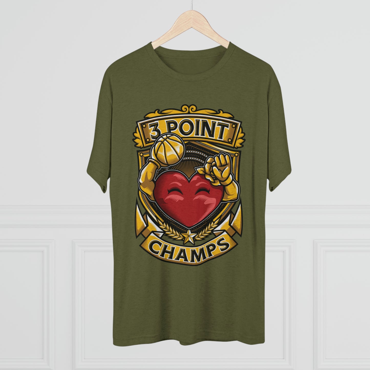 3 POINT CHAMPS - PREMIUM SOFT - Unisex Tri-Blend Crew Tee (Next Level 6010)