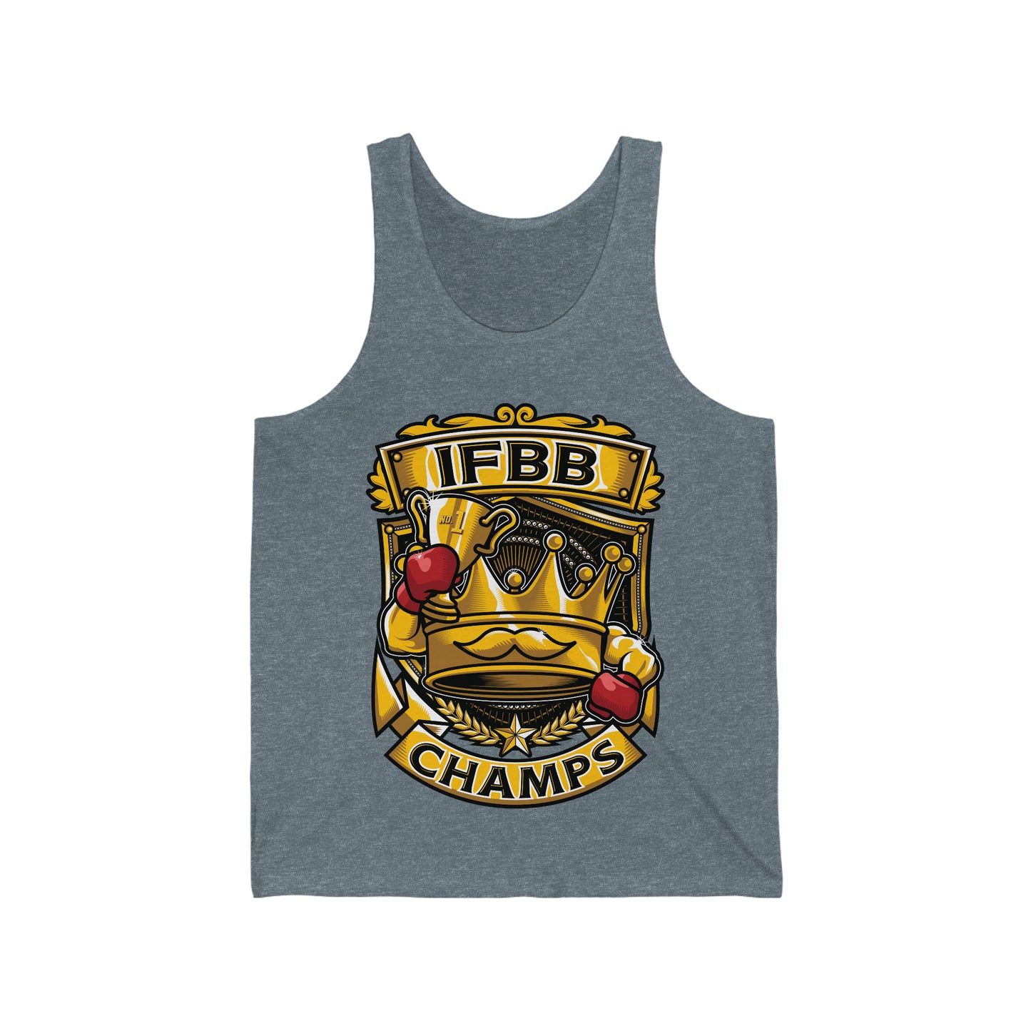 IFBB CHAMPS - PREMIUM SOFT - Unisex Jersey Tank (Bella+Canvas 3480)