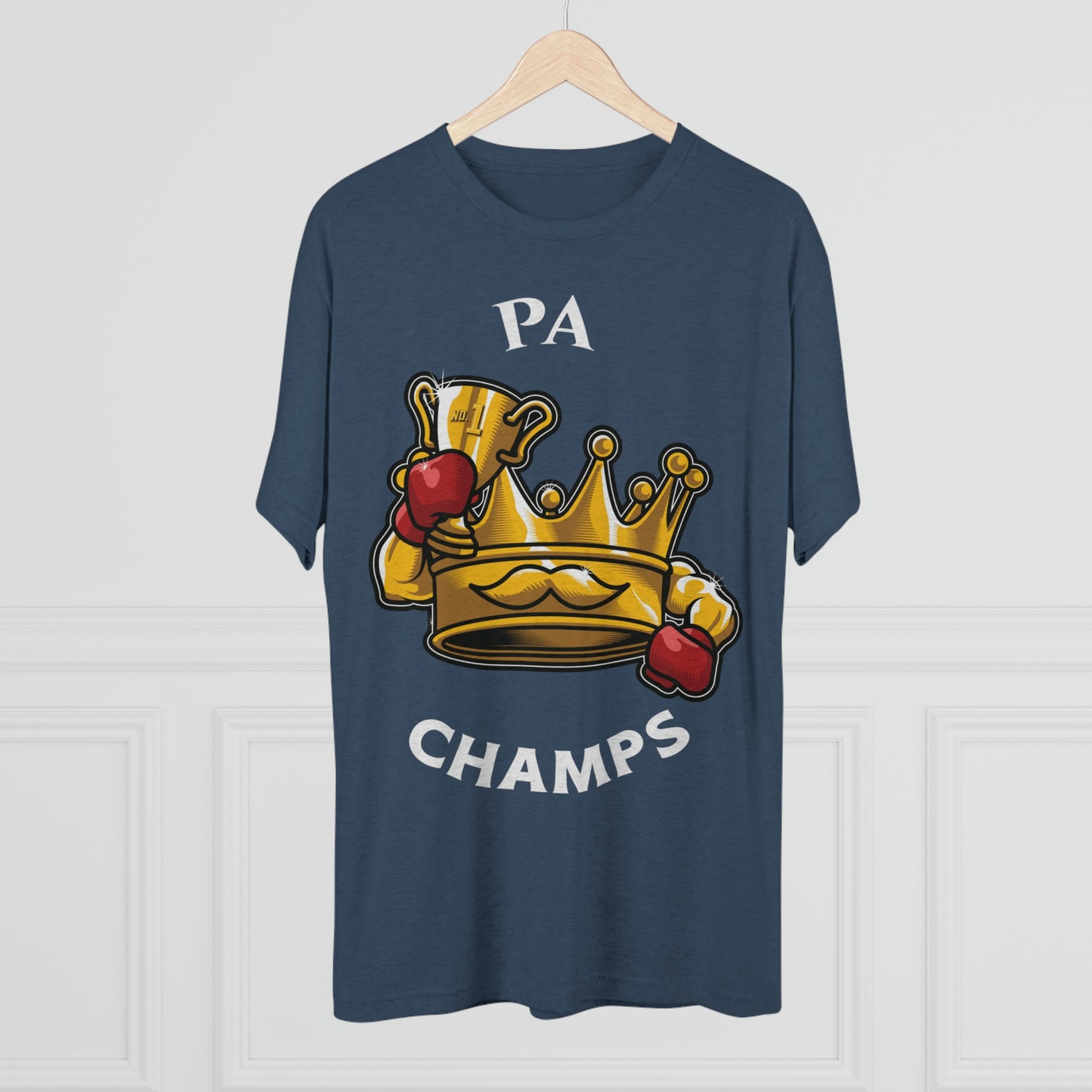 PA CHAMPS (Alternate Logo) - PREMIUM SOFT - Unisex Tri-Blend Crew Tee (Next Level 6010)