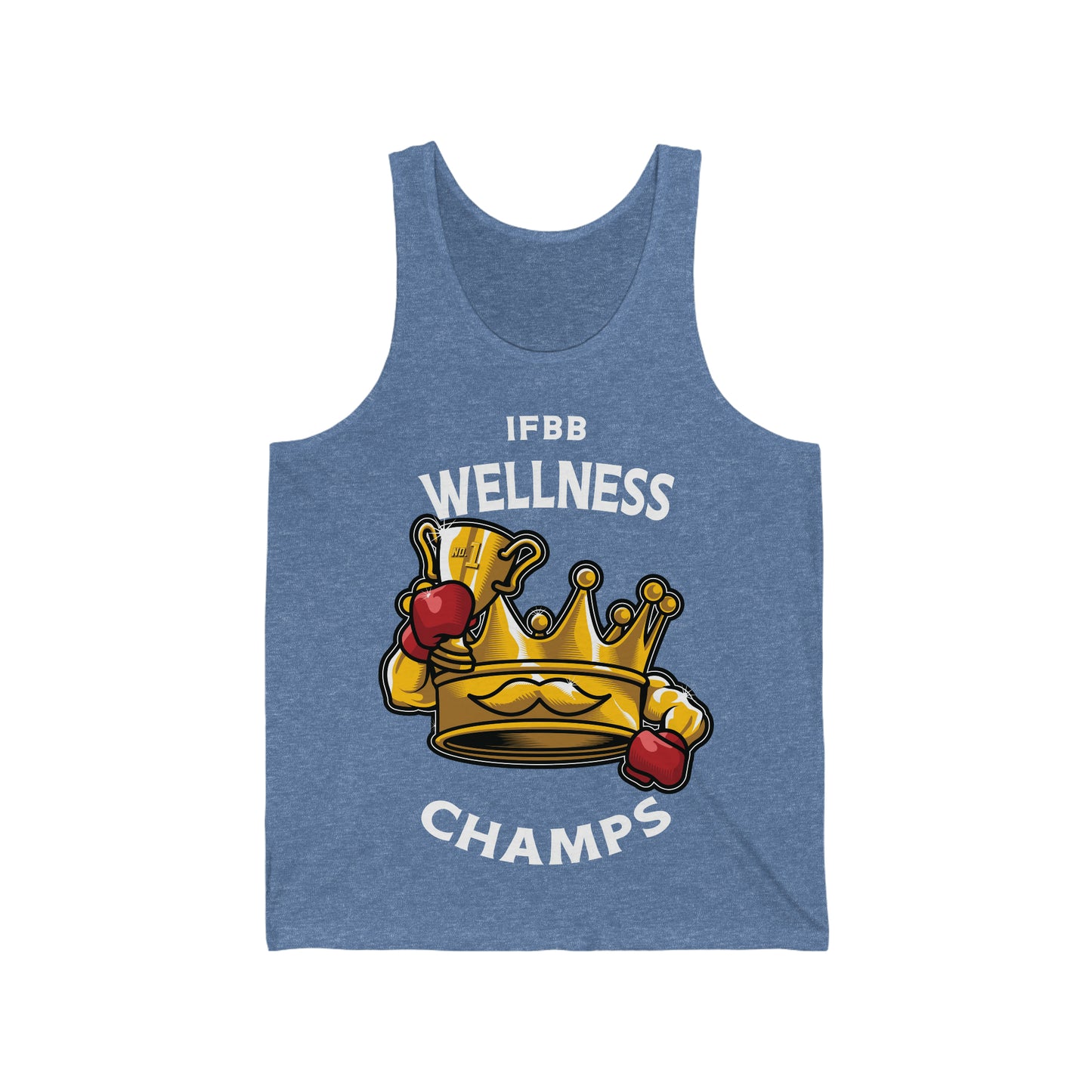 IFBB WELNESS CHAMPS (v2) - PREMIUM SOFT - Unisex Jersey Tank (Bella+Canvas 3480)