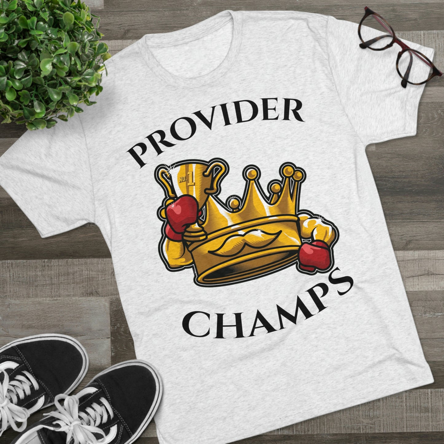 PROVIDER CHAMPS (Alternate Design) - PREMIUM SOFT - Unisex Tri-Blend Crew Tee (Next Level 6010)